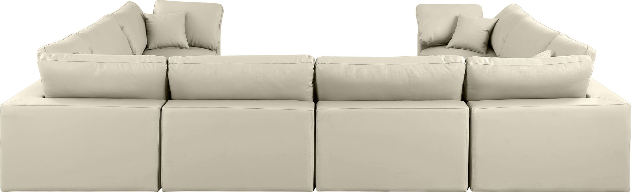 Comfy - 8 Piece Faux Leather Modular Sectional - Urban Living Furniture (Los Angeles, CA)