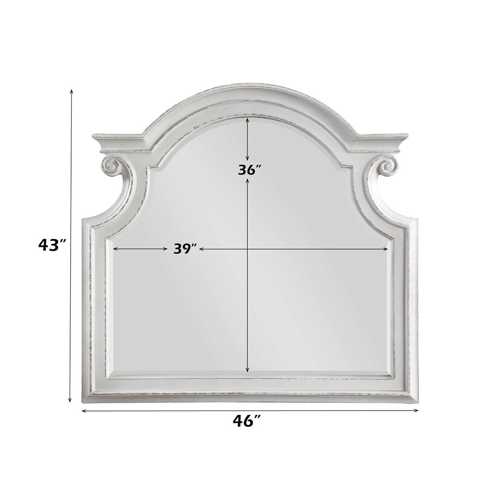 Florian - Mirror - Antique White - Urban Living Furniture (Los Angeles, CA)