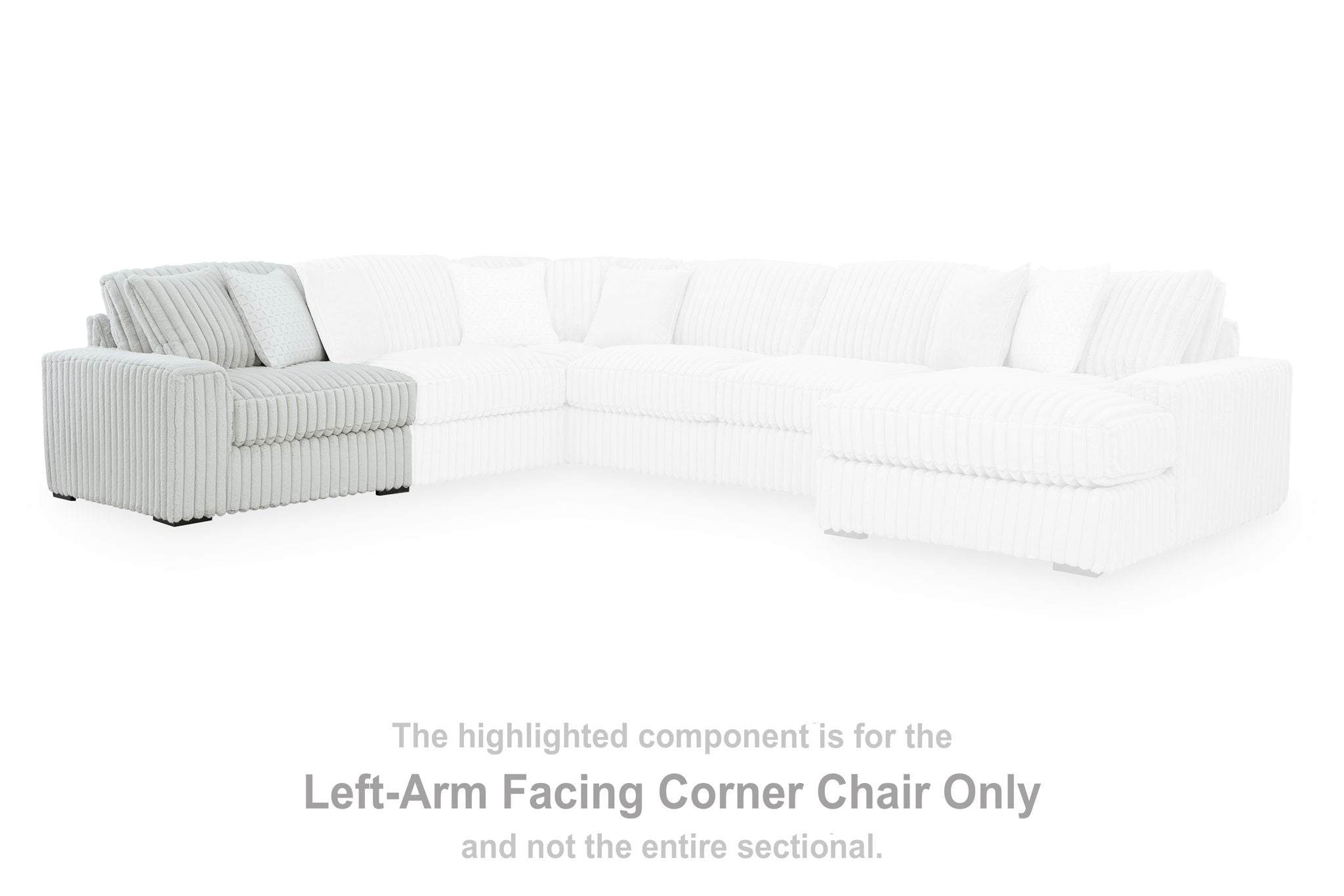 Stupendous - LAF Corner Chair - Alloy