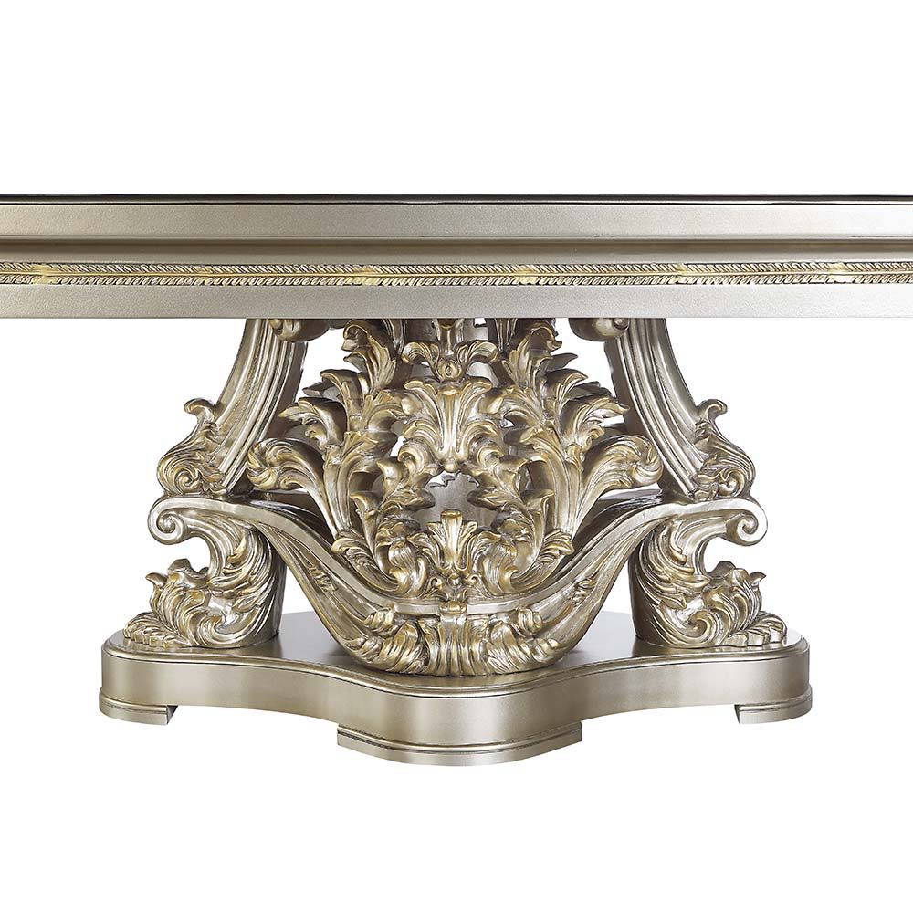 Danae - Dining Table - Champagne & Gold - Urban Living Furniture (Los Angeles, CA)