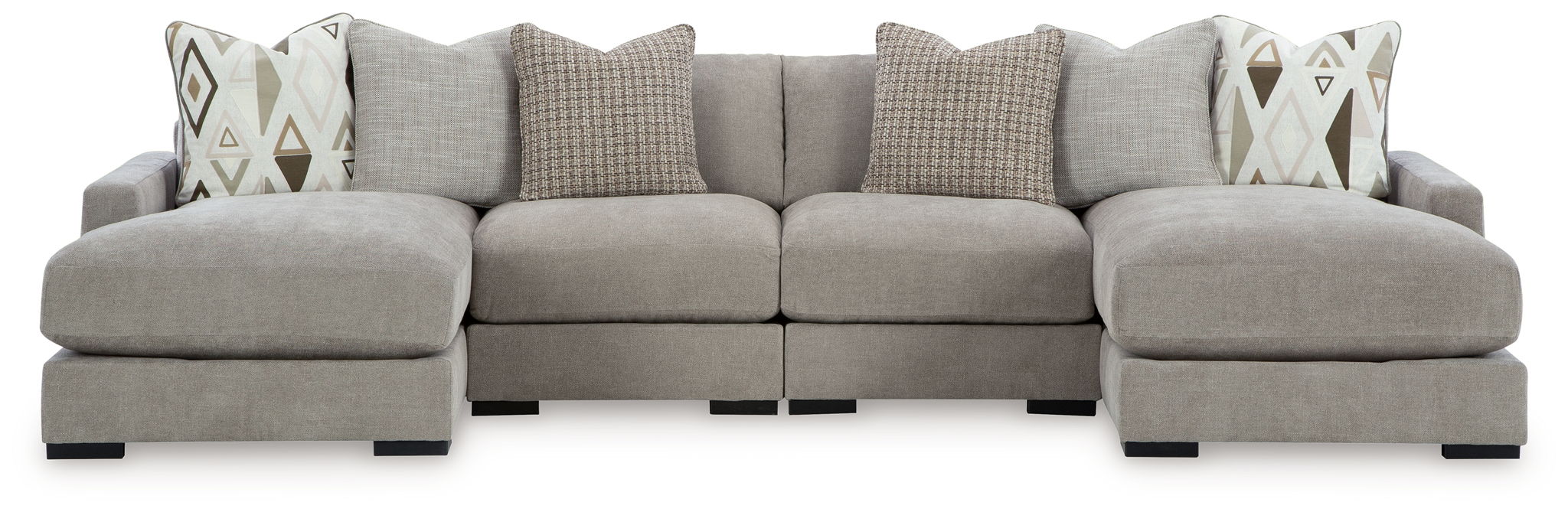 Aslan Court - Sectional With Ottoman Set - Urban Living Furniture (Los Angeles, CA)
