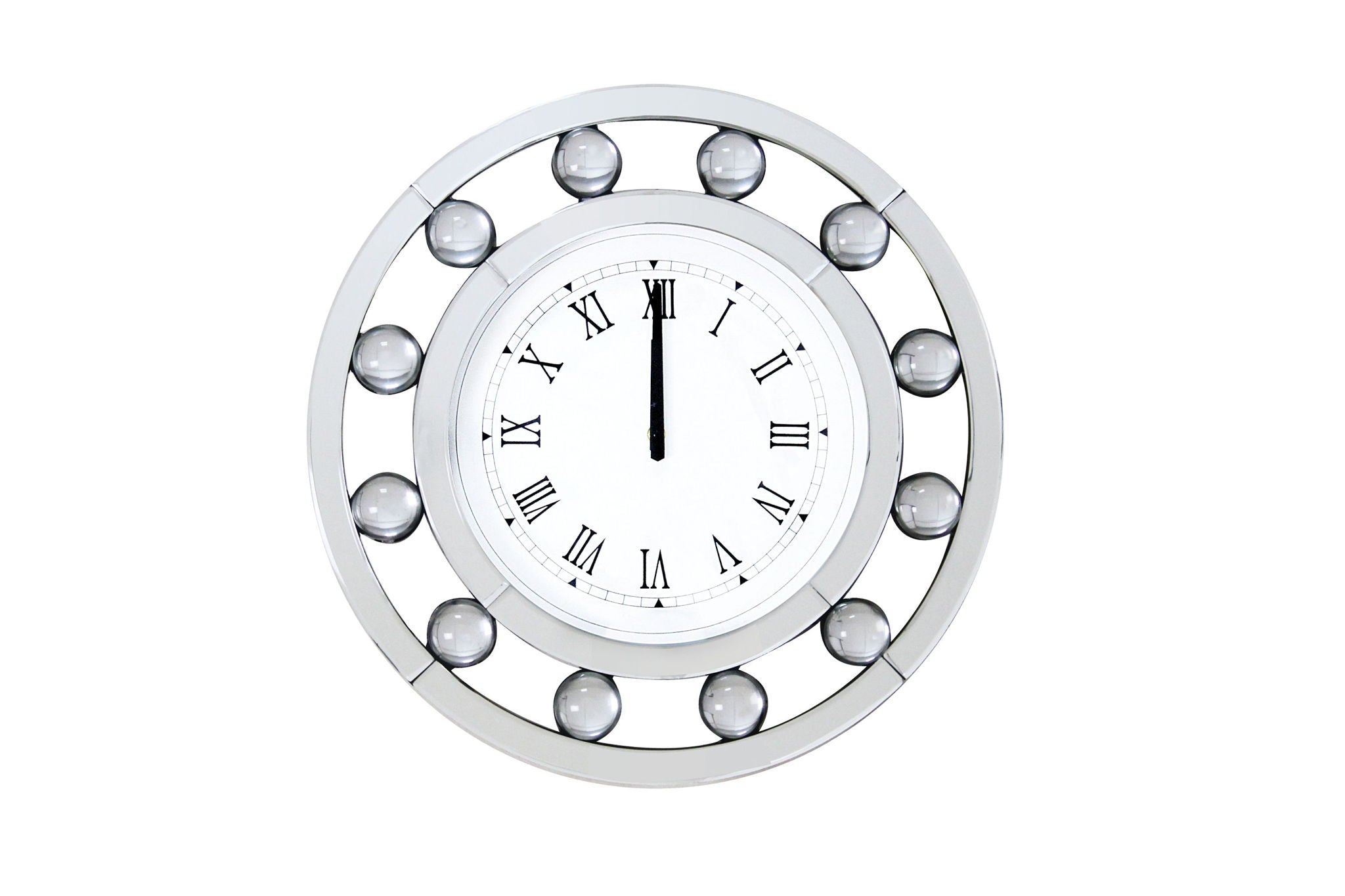 Boffa - Wall Clock - Mirrored - Urban Living Furniture (Los Angeles, CA)