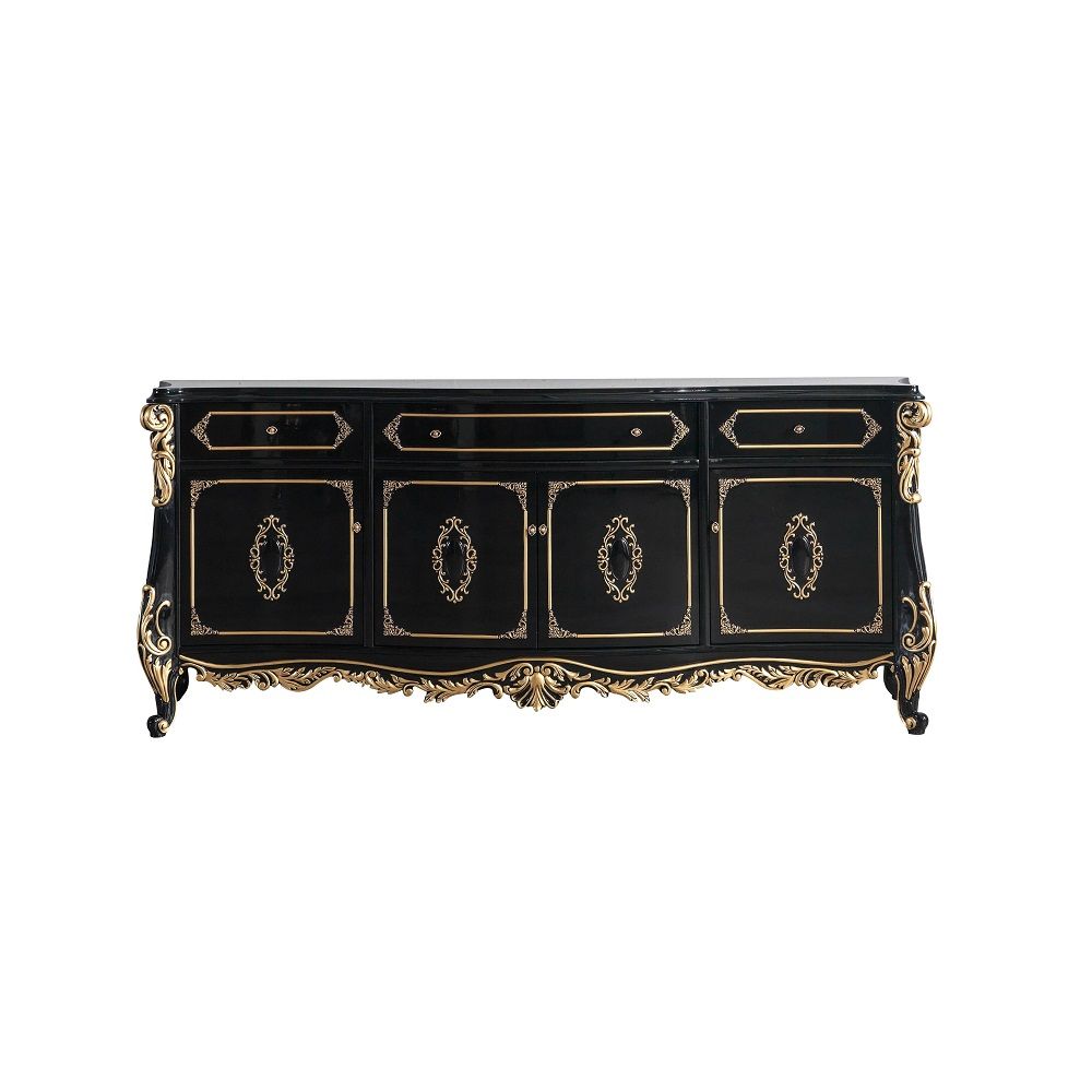 Betria - Console Cabinet - Gold & Black - Urban Living Furniture (Los Angeles, CA)
