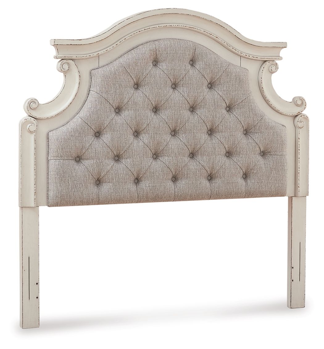 Realyn - Chipped White - Full UPH Panel Headboard - Urban Living Furniture (Los Angeles, CA)