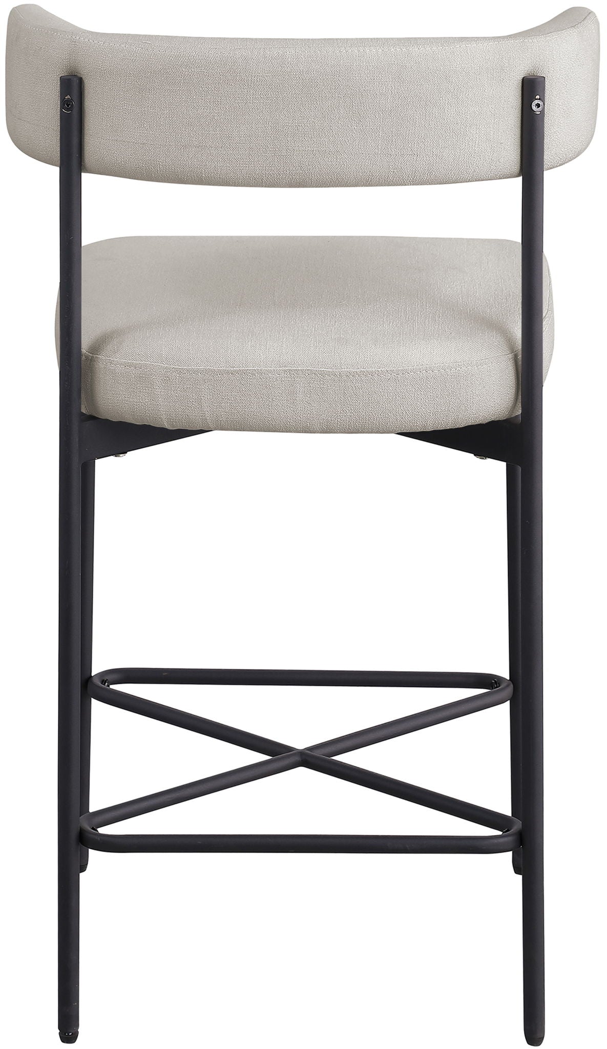 Rivage - Durable Stool With Black Frame (Set of 2) - Urban Living Furniture (Los Angeles, CA)