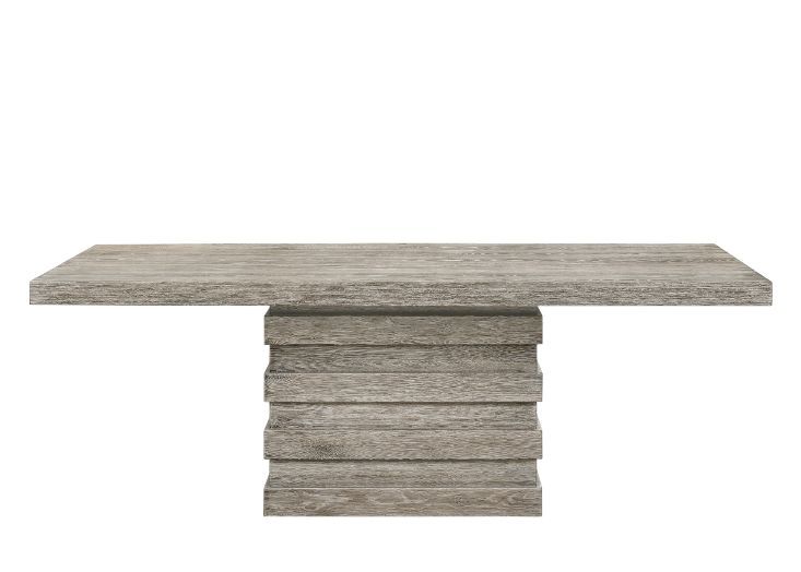Faustine - Dining Table - Salvaged Light Oak Finish - Urban Living Furniture (Los Angeles, CA)