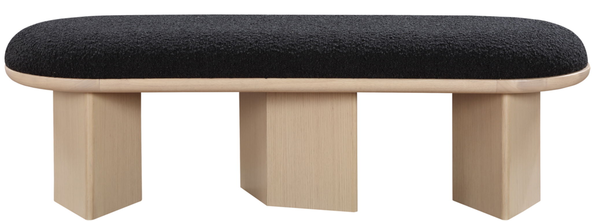 Wilshire - Bench With Natural Base - Urban Living Furniture (Los Angeles, CA)