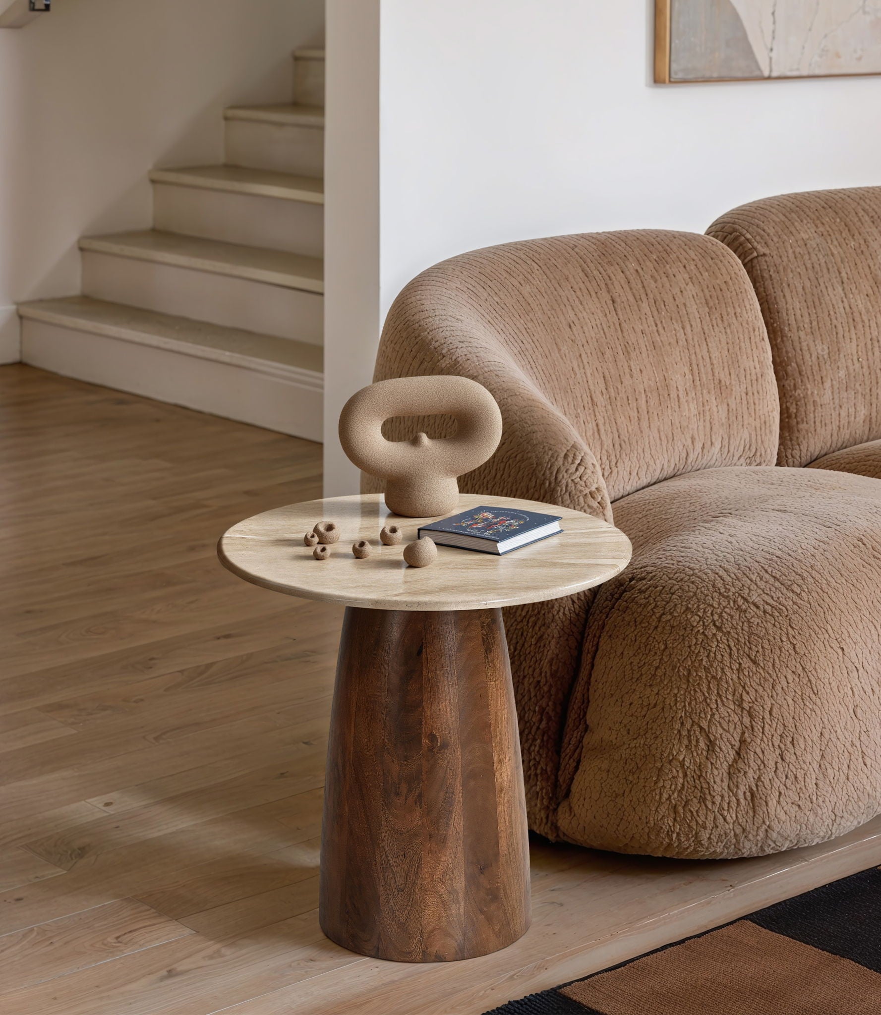 Liona - Marble And Mango Wood Table - Urban Living Furniture (Los Angeles, CA)
