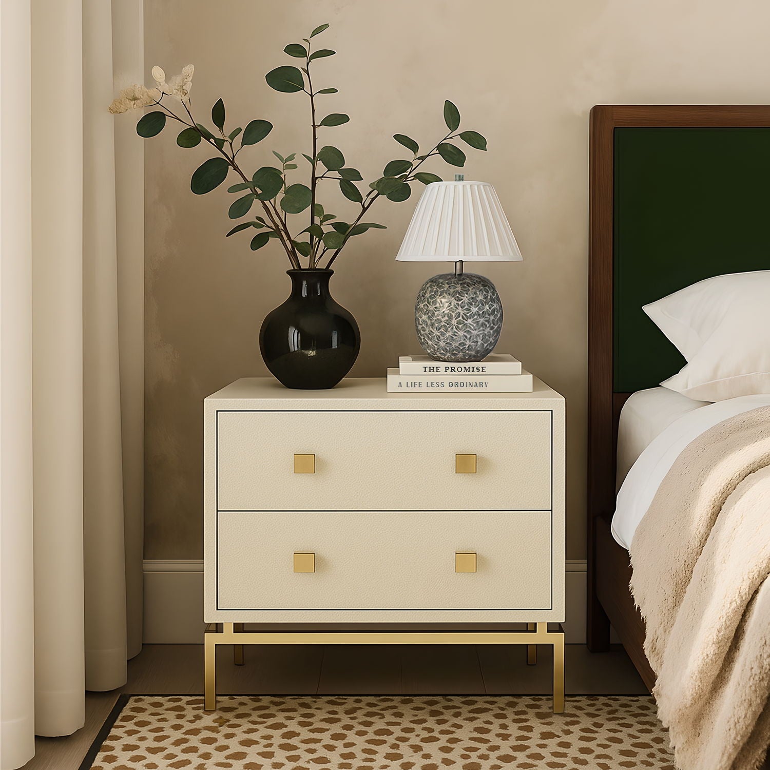 Pesce - 2 Drawer Nightstand - Urban Living Furniture (Los Angeles, CA)
