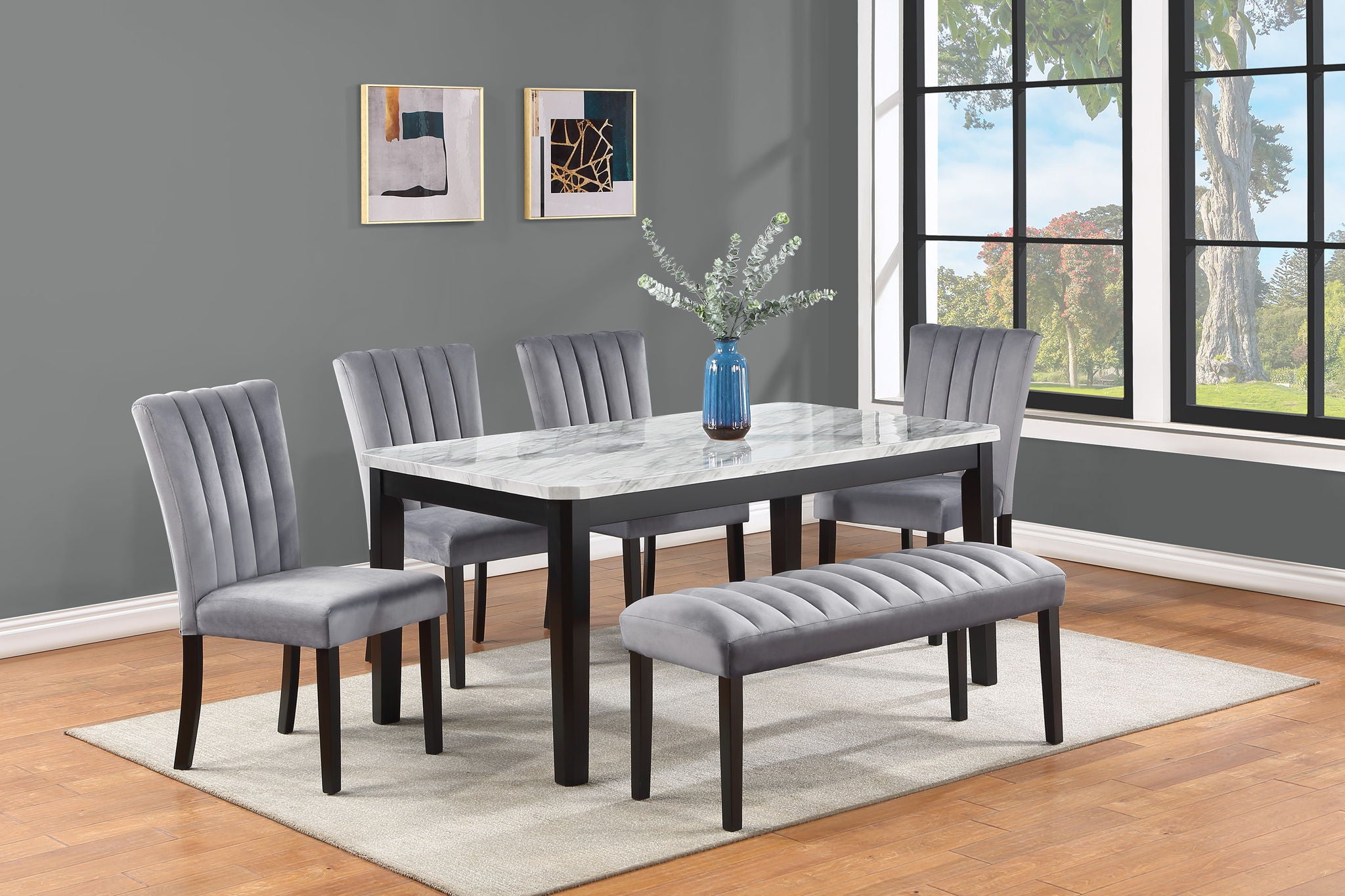 Pascal - Bench - Gray - Urban Living Furniture (Los Angeles, CA)