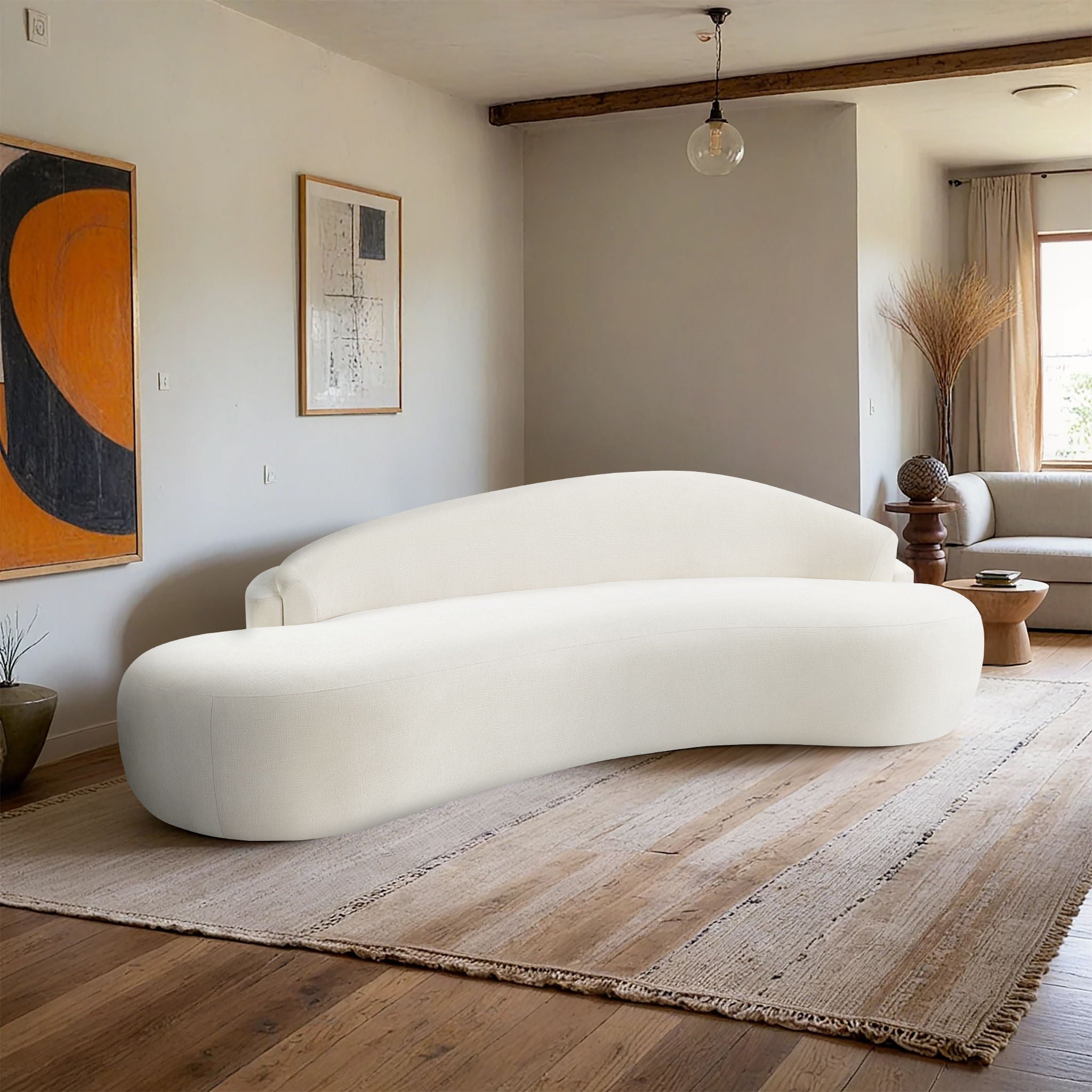 Caspian - Chenille Fabric Upholstered Sofa - Urban Living Furniture (Los Angeles, CA)