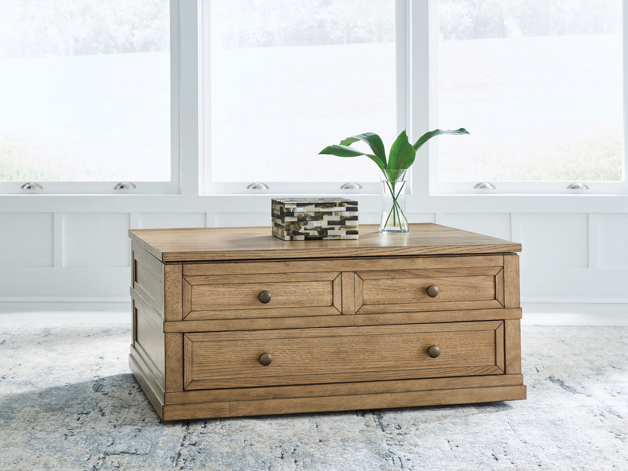 Sharlance - Light Brown - Lift Top Cocktail Table - Urban Living Furniture (Los Angeles, CA)
