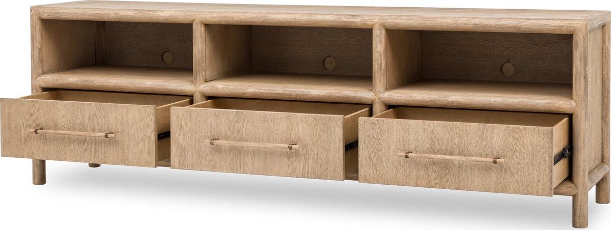 Dorsey - 84" Entertainment Console - Granola