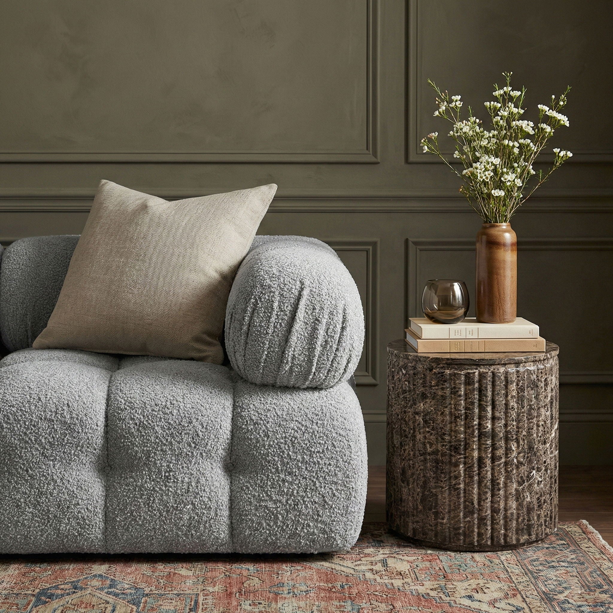 Catania - Concrete Indoor/Outdoor End Table - Urban Living Furniture (Los Angeles, CA)