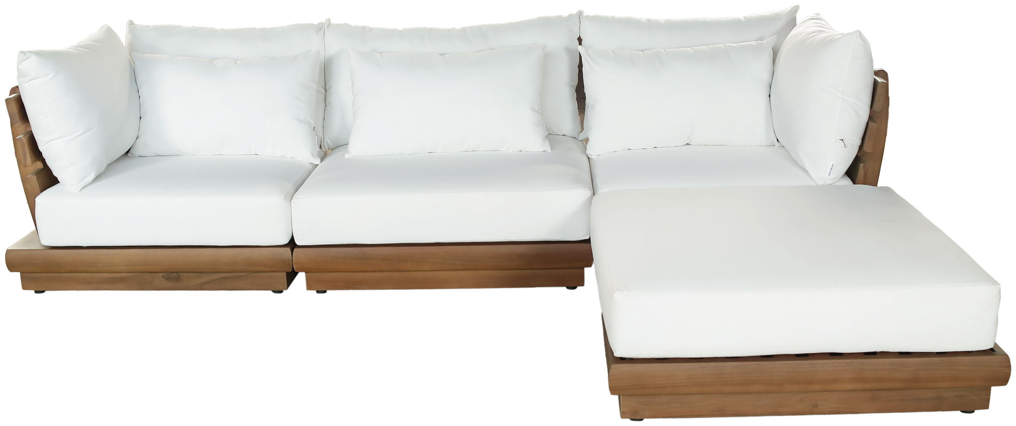 Mirella - 4 Piece Water Resistant Fabric Outdoor Patio Modular Sectional - Urban Living Furniture (Los Angeles, CA)