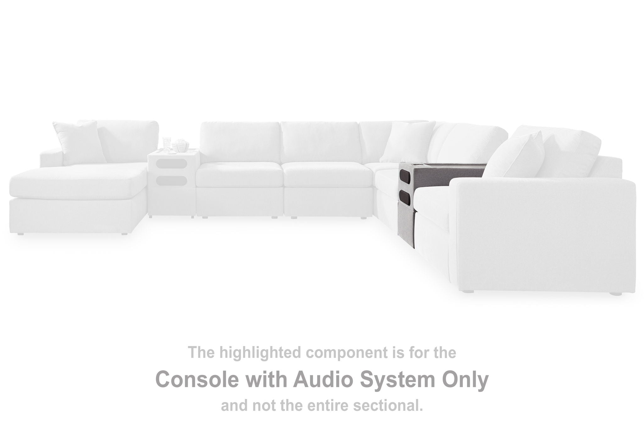 Modmax - Granite - Console With Audio System - Urban Living Furniture (Los Angeles, CA)