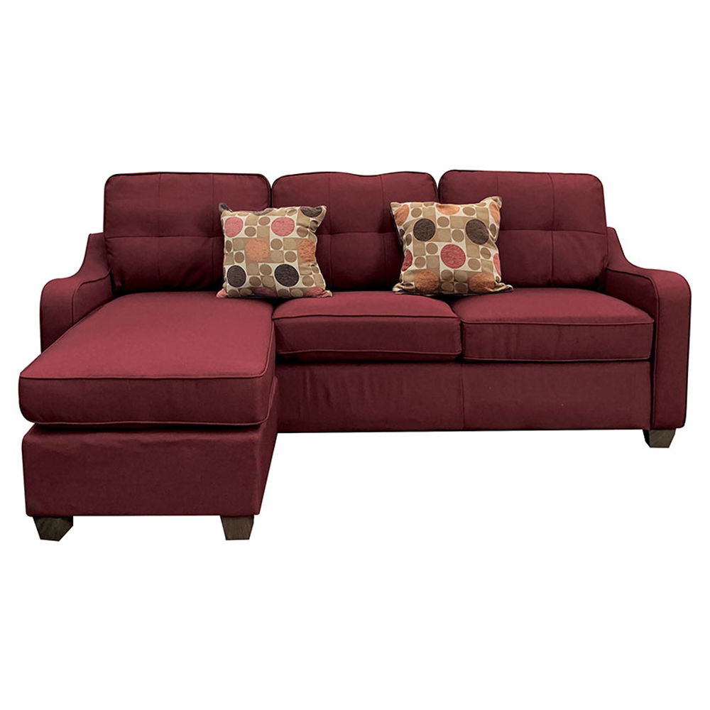 Cleavon II - Sectional Sofa - Red Linen - Urban Living Furniture (Los Angeles, CA)