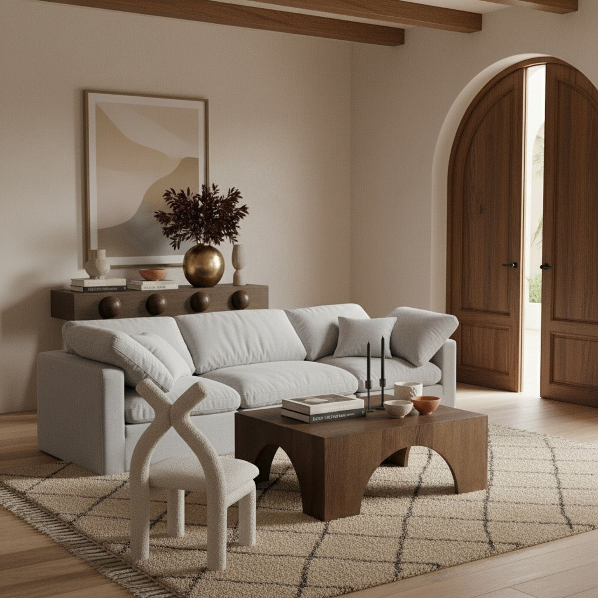 Indulge - Linen 3 Seat Modular Sofa - Urban Living Furniture (Los Angeles, CA)