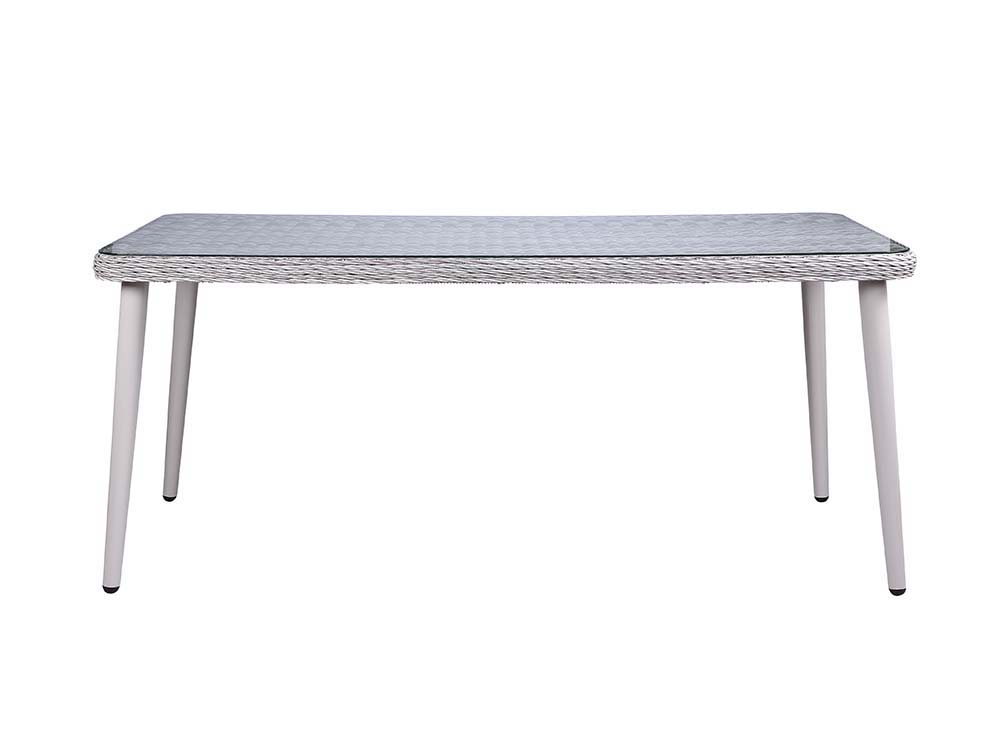 Jenneva - 7 Piece Patio Dining Set - Night Green Fabric & Gray - Urban Living Furniture (Los Angeles, CA)