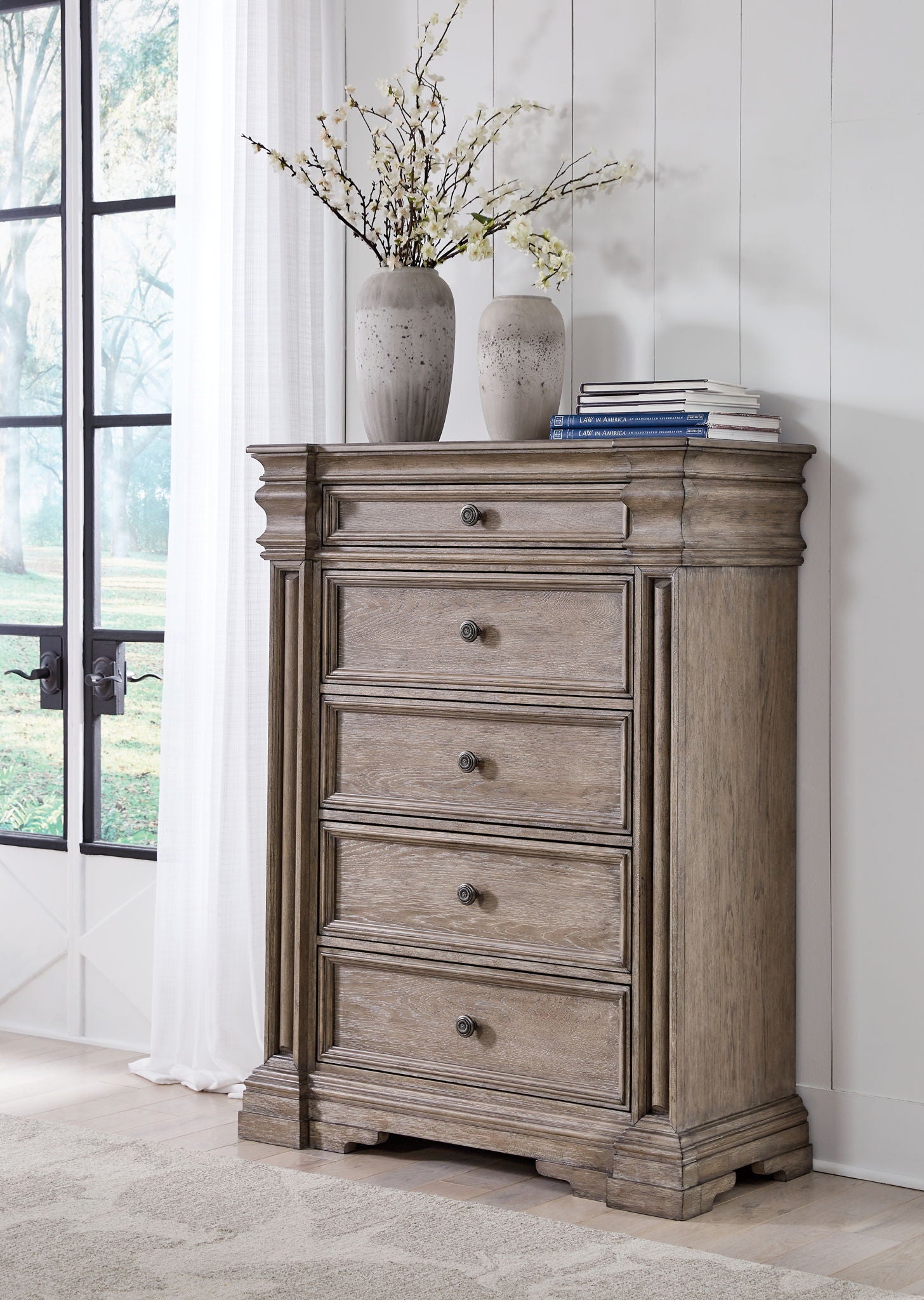 Blairhurst - Light Grayish Brown - Five Drawer Chest - Urban Living Furniture (Los Angeles, CA)
