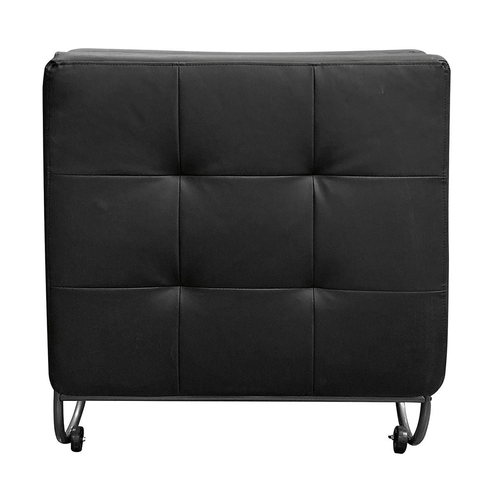 Senon - Adjustable Chair (Futon) - Silver & Black - Urban Living Furniture (Los Angeles, CA)