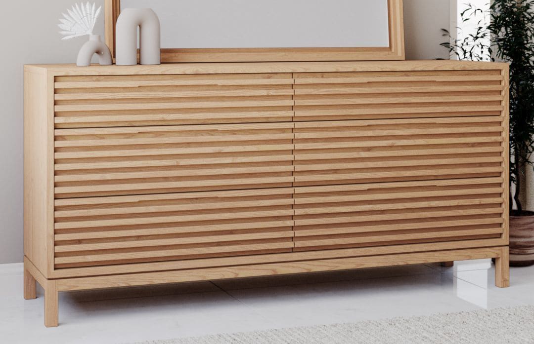Tanner - Six Drawer Ash Wood Dresser