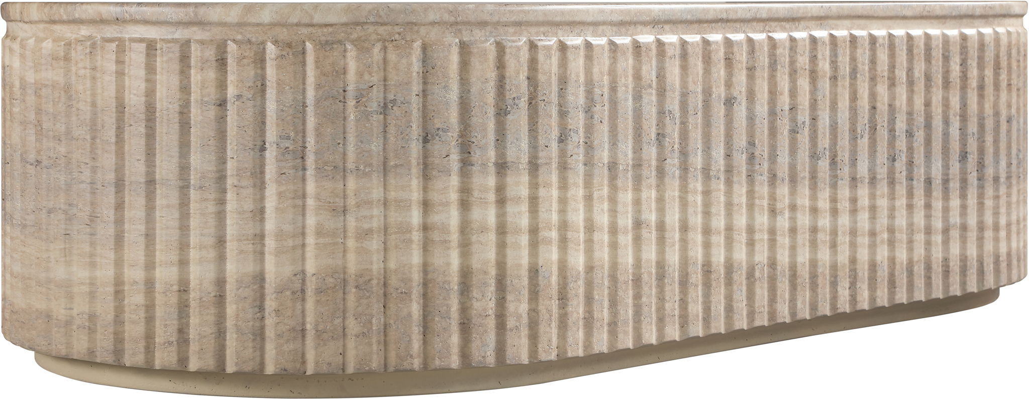 Catania - Concrete Indoor/Outdoor Coffee Table - Travertine - Urban Living Furniture (Los Angeles, CA)