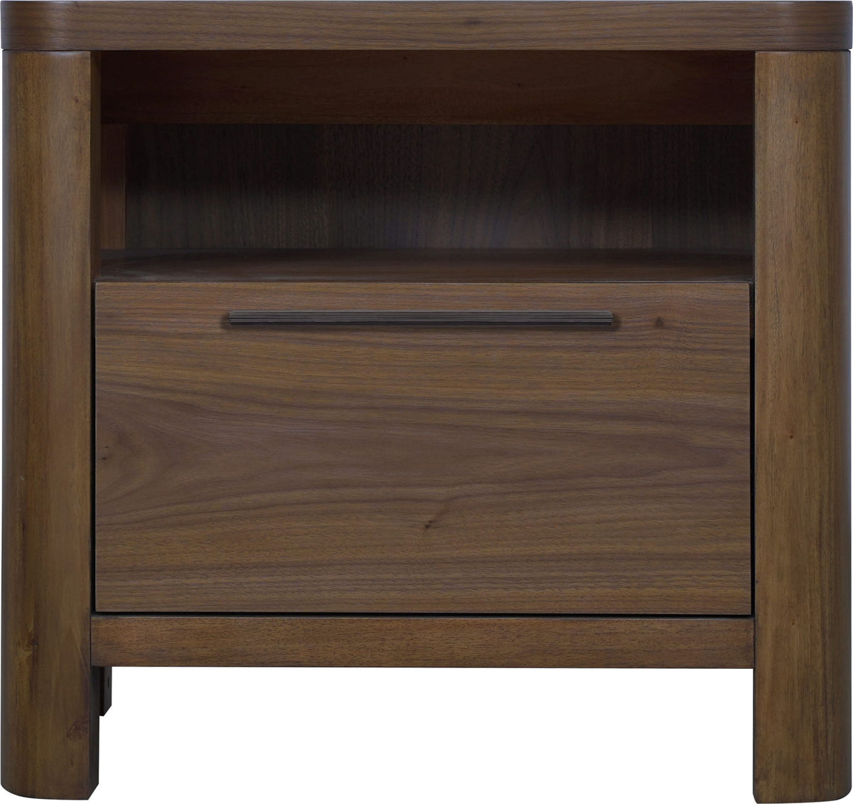 Totes - One Drawer Nightstand - English Walnut