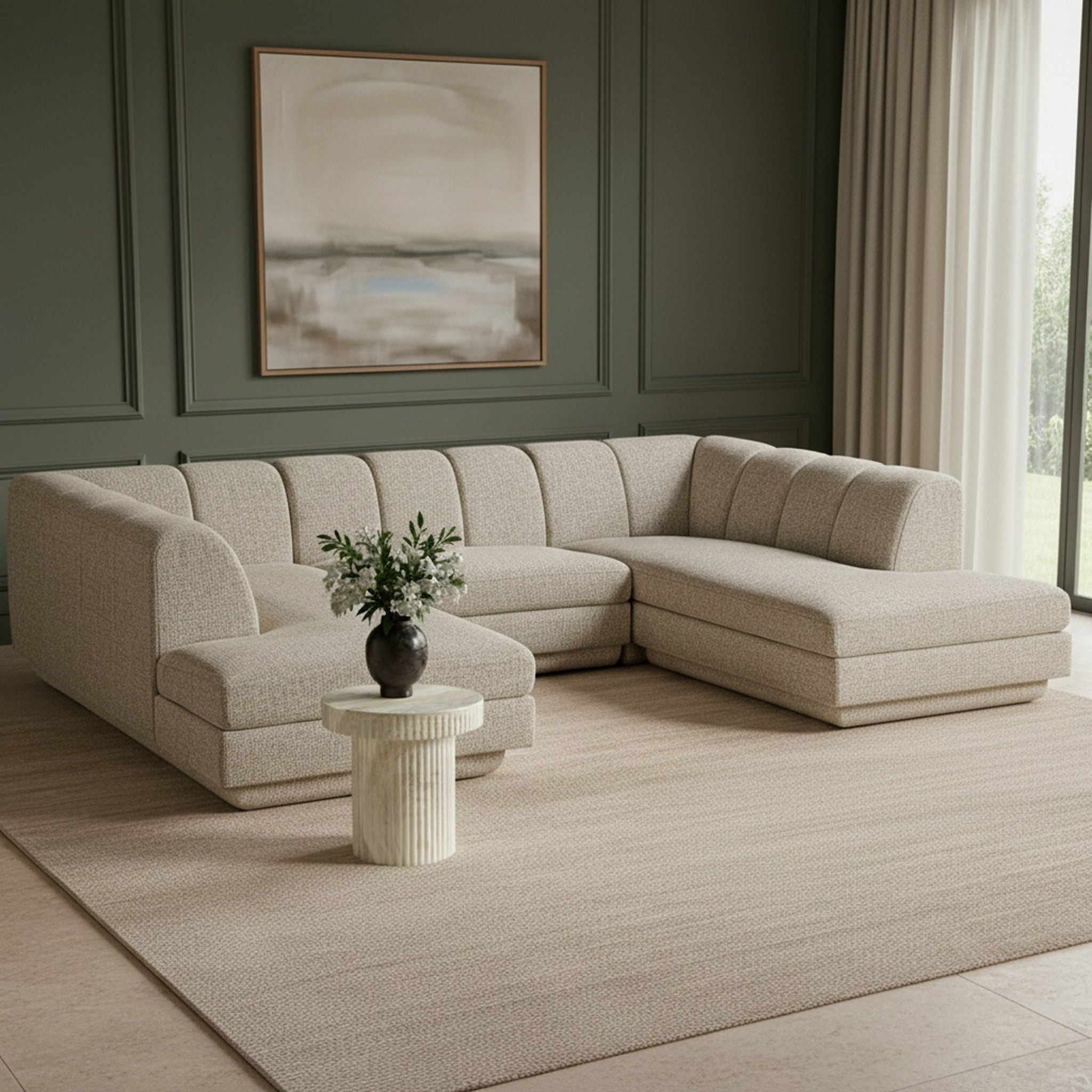 Modari - Sectional - Beige - Urban Living Furniture (Los Angeles, CA)
