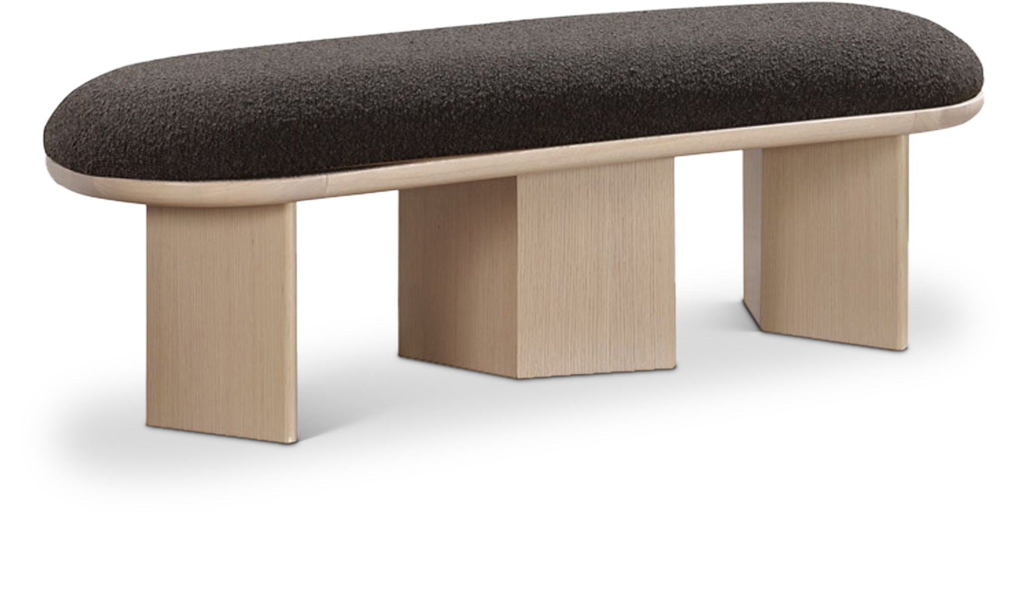 Wilshire - Bench With Natural Base - Urban Living Furniture (Los Angeles, CA)