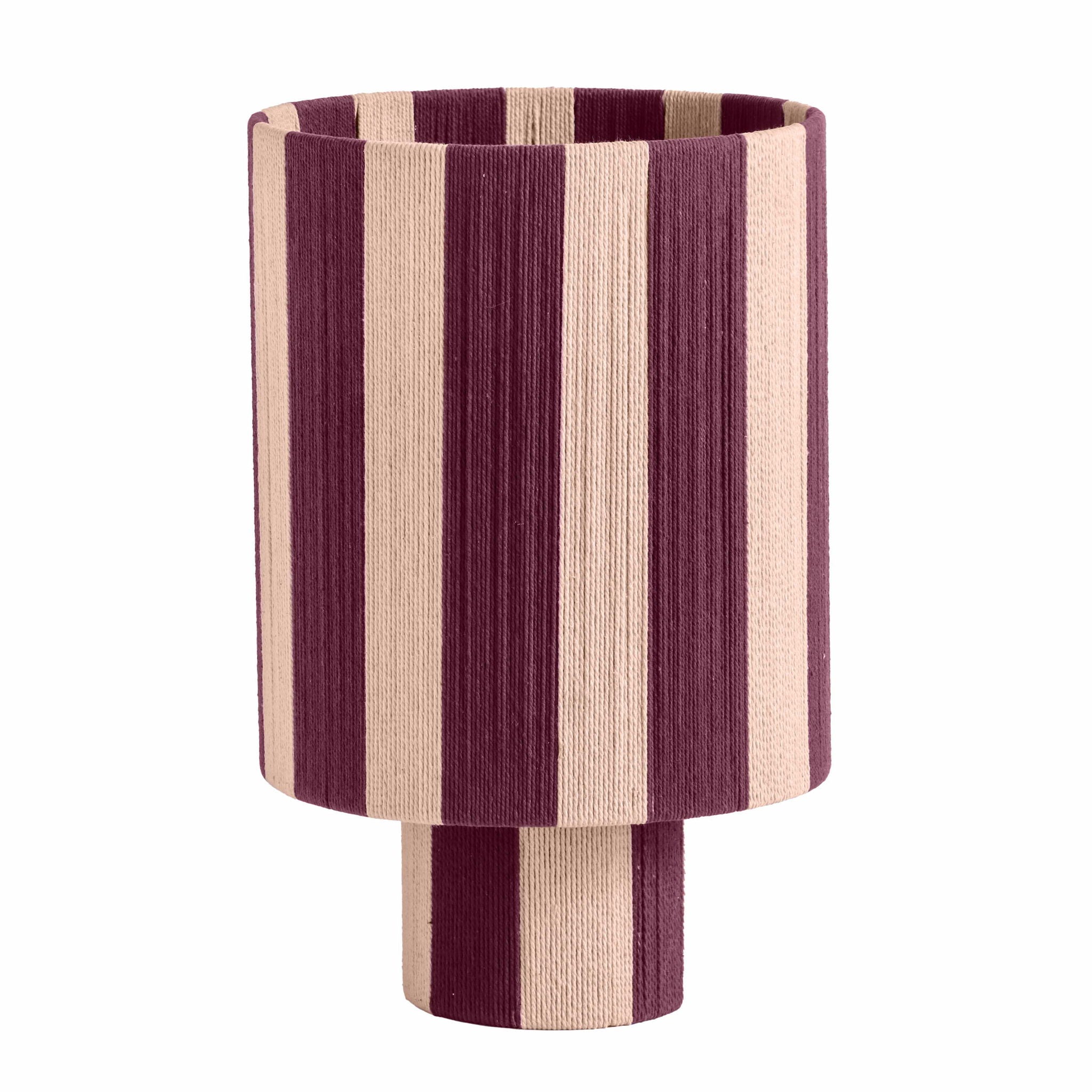 Guinevere - Striped Cotton Table Lamp - Urban Living Furniture (Los Angeles, CA)