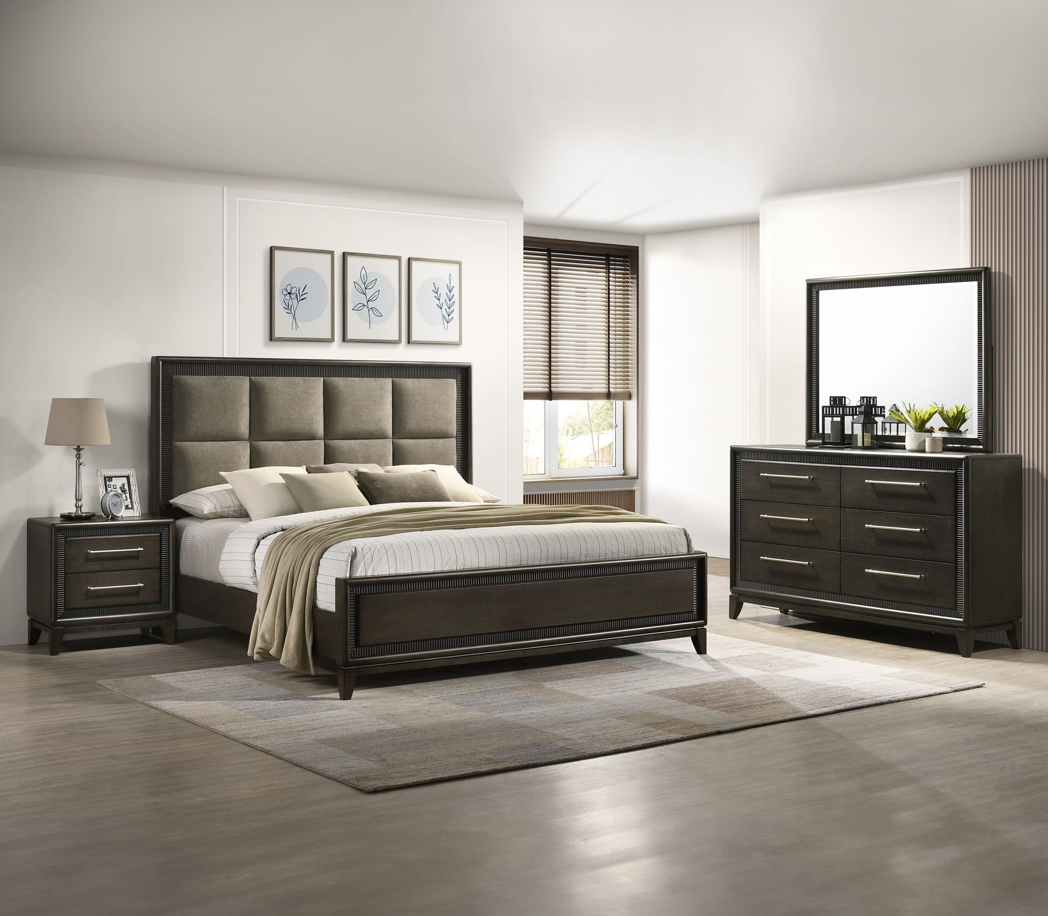 Saratoga - Upholstered Bedroom Set - Urban Living Furniture (Los Angeles, CA)