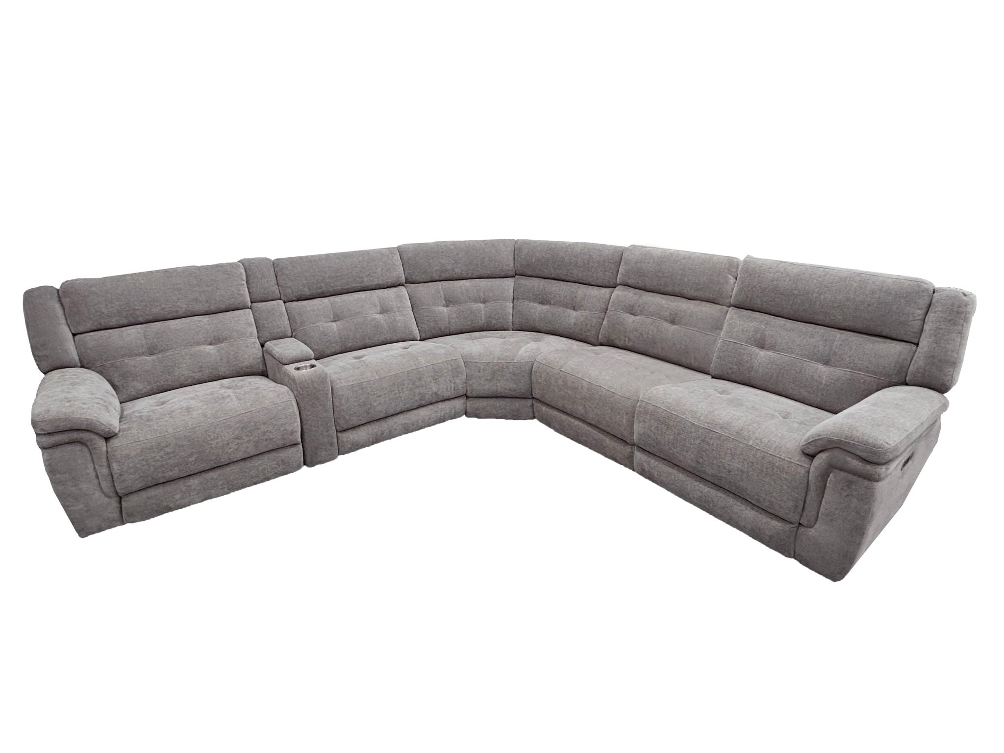 Richland - Modular Power Reclining Sectional With Power Adjustable Headrests - Urban Living Furniture (Los Angeles, CA)