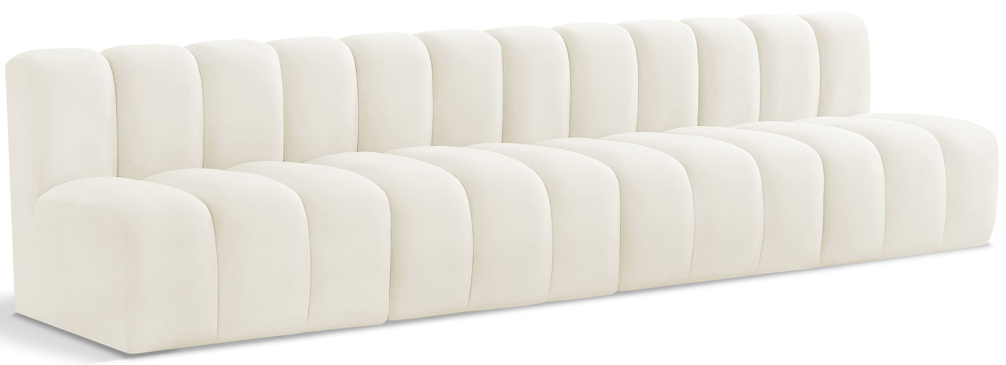 Arc - Velvet 4 Seats Modular Sofa - Urban Living Furniture (Los Angeles, CA)