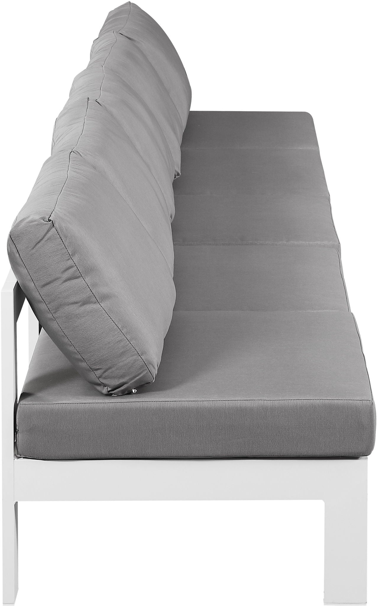 Nizuc - Outdoor Patio 5 Seat Modular Armless Sofa With White Frame - Urban Living Furniture (Los Angeles, CA)