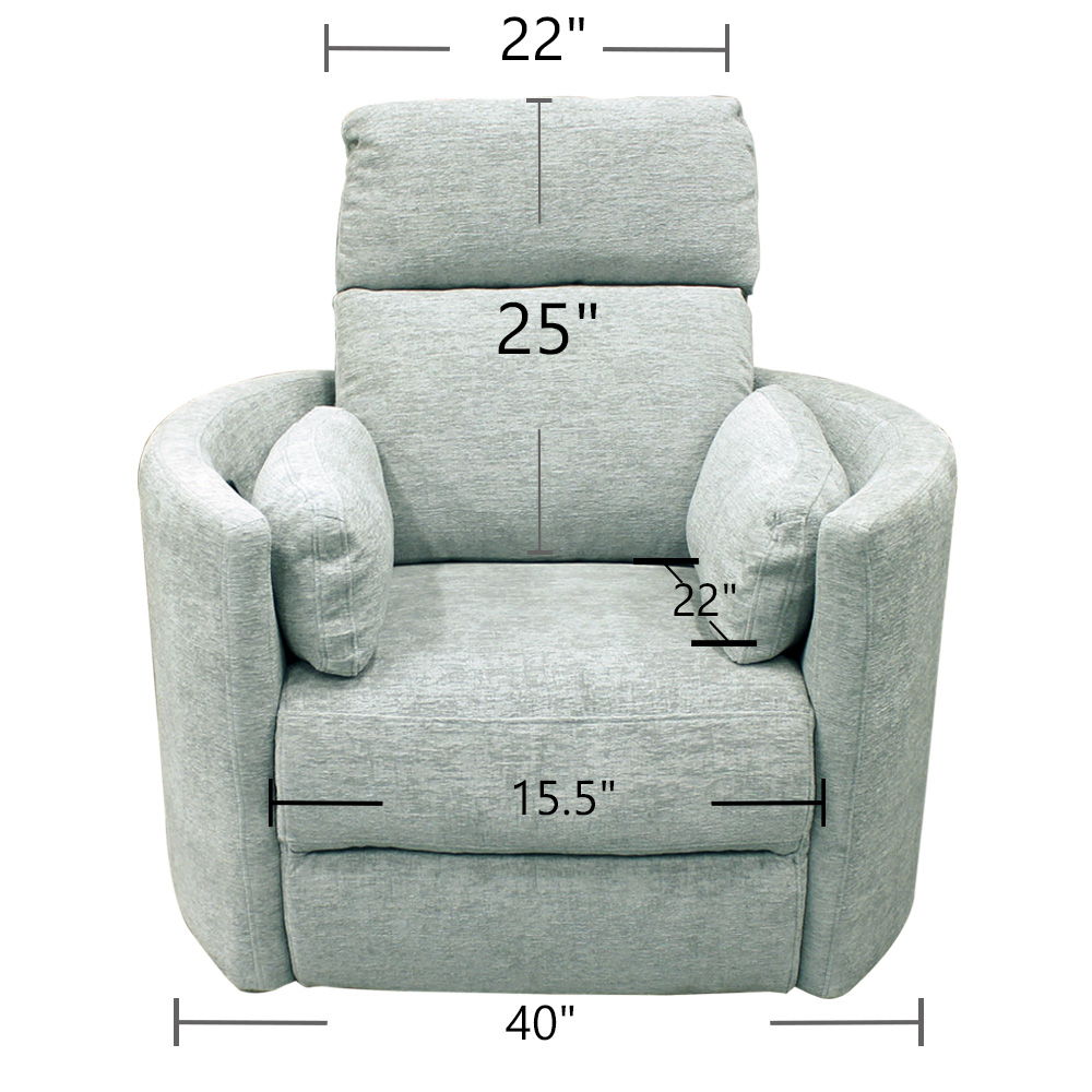 Radius - Power Swivel Glider Recliner - Urban Living Furniture (Los Angeles, CA)