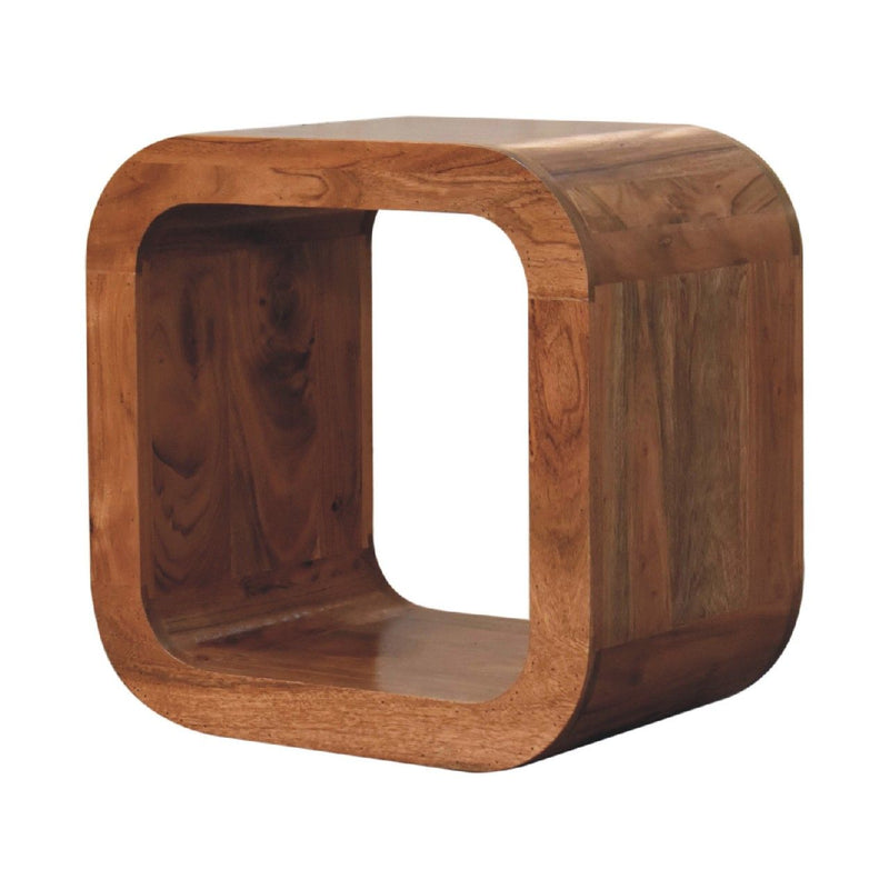 Darcy - Round Nightstand - Brown