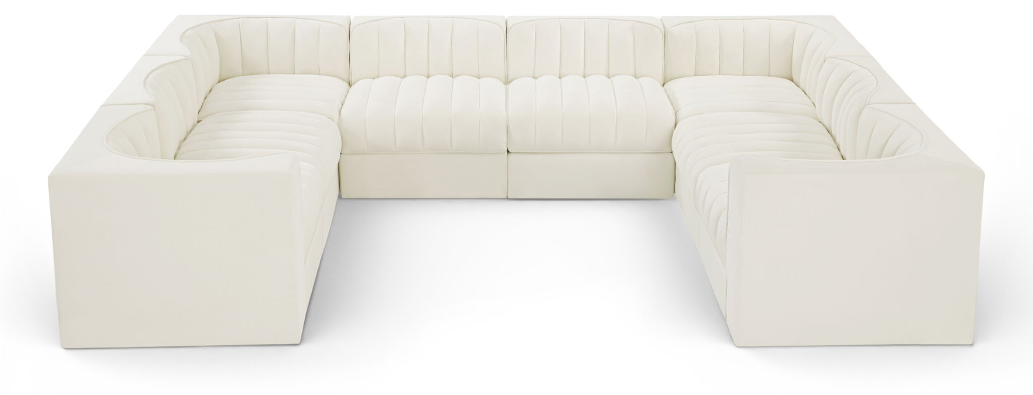 Rummi - Velvet Performance Fabric Upholstered Modular Sectional - Urban Living Furniture (Los Angeles, CA)