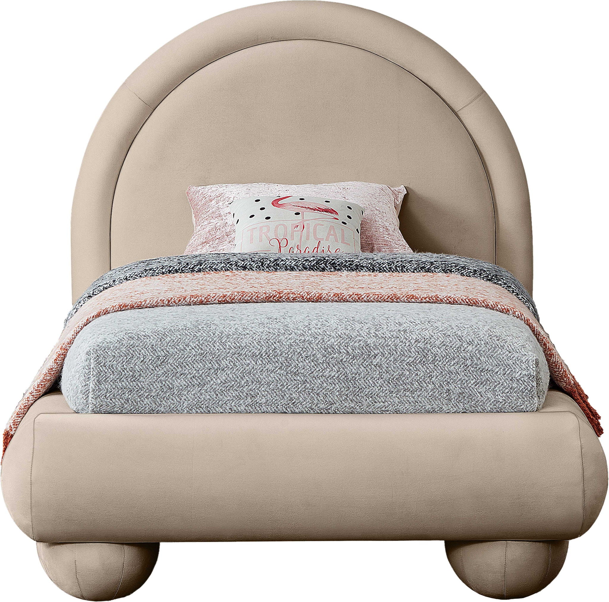 Madrid - Velvet Upholstered Bed - Urban Living Furniture (Los Angeles, CA)