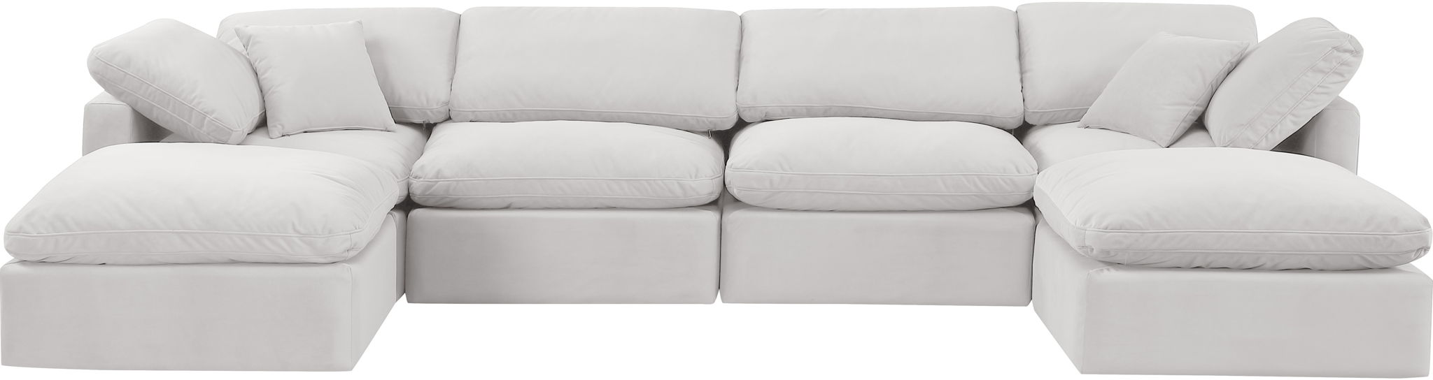 Indulge - Velvet 6 Piece Modular Double Chaise Sectional - Urban Living Furniture (Los Angeles, CA)