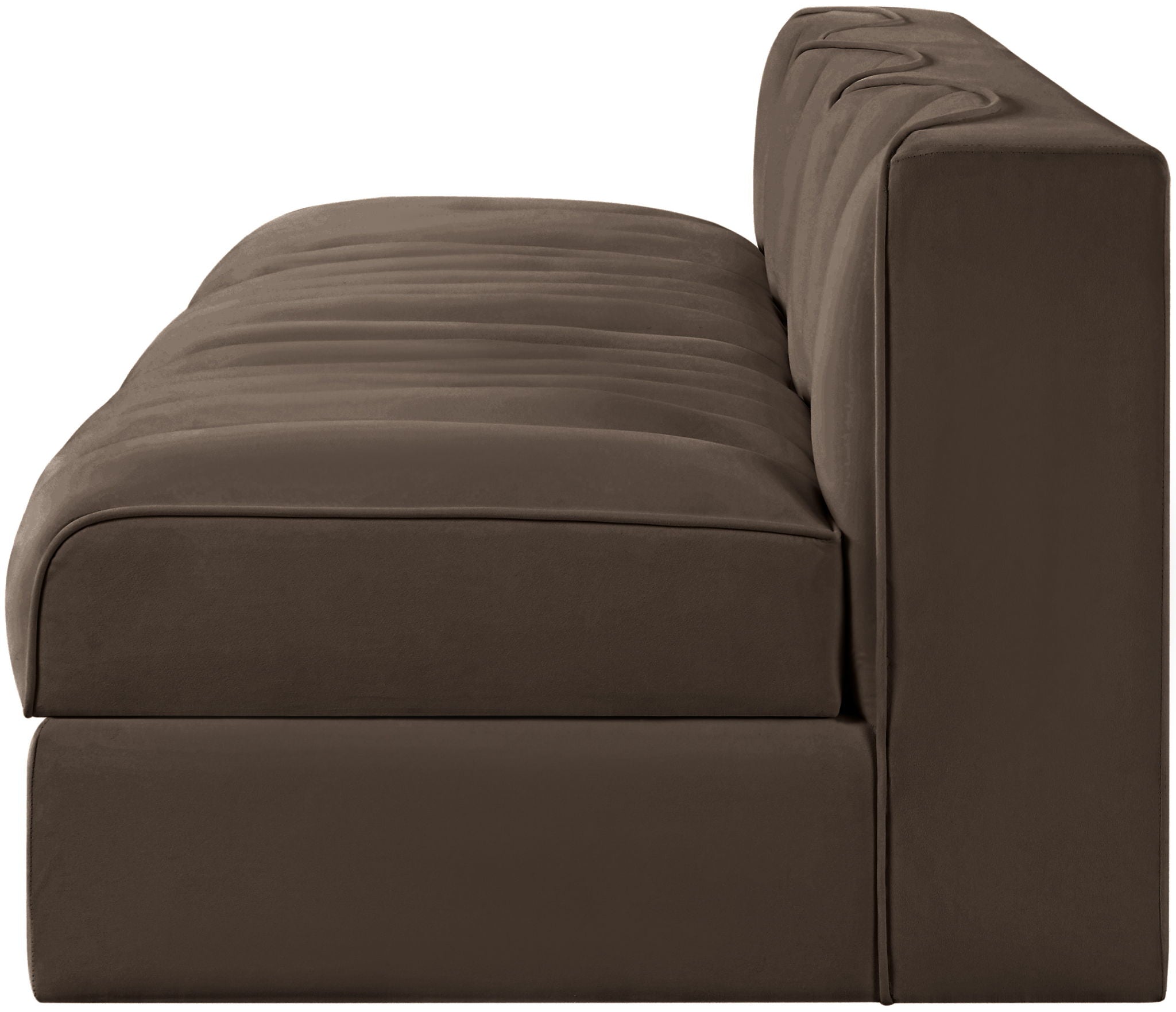 Rummi - Velvet Performance Fabric Upholstered 3 Piece Modular Armless Sofa - Urban Living Furniture (Los Angeles, CA)