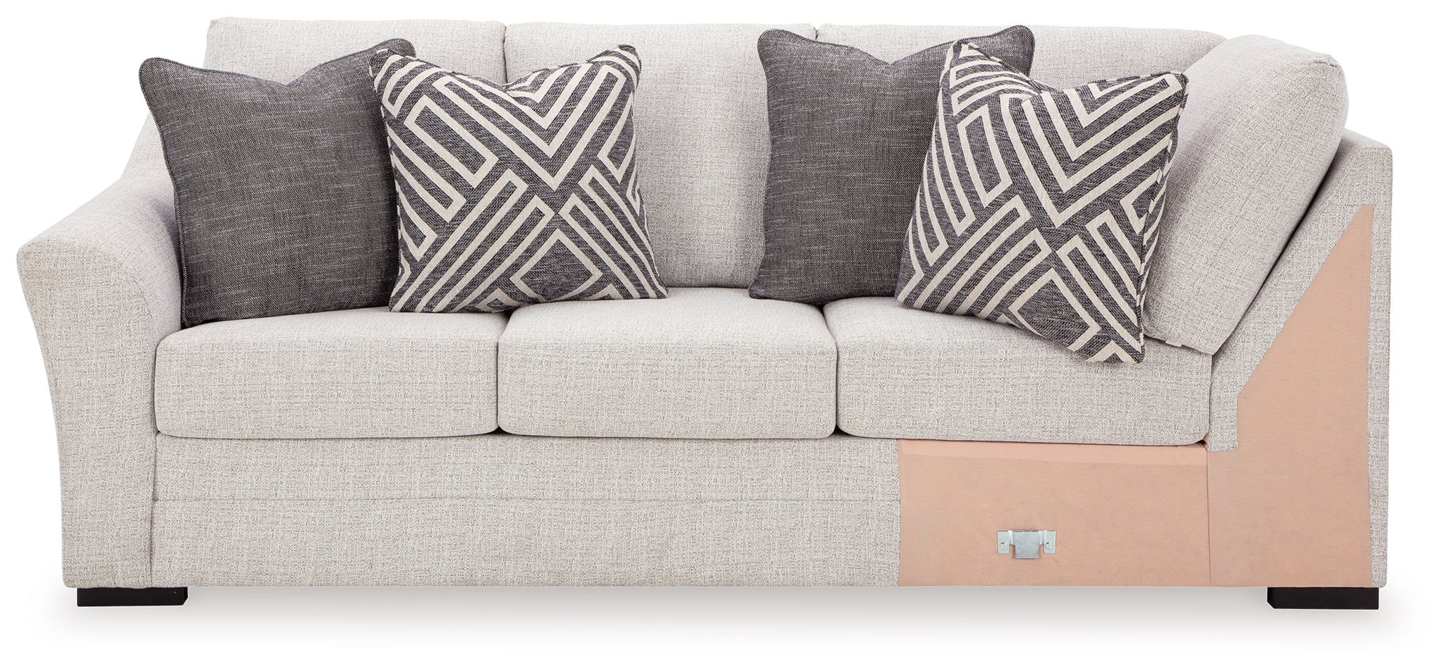Koralynn - Laf Sofa with Corner Wedge - Stone - Urban Living Furniture (Los Angeles, CA)