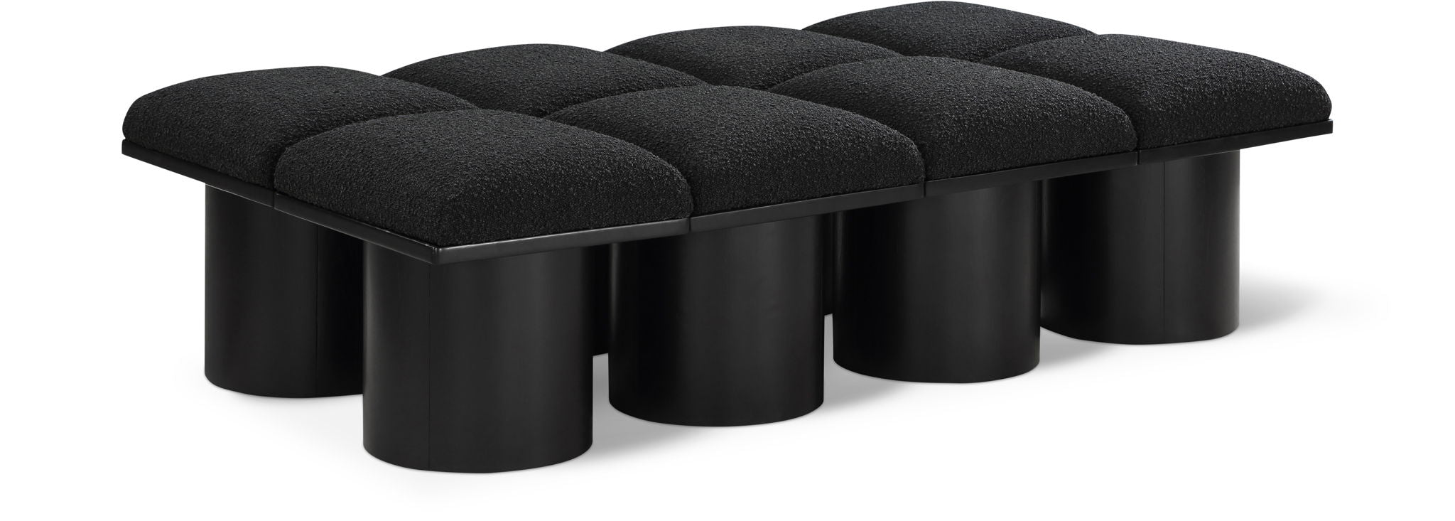 Pavilion - 8 Piece Modular Bench With Black Base - Urban Living Furniture (Los Angeles, CA)
