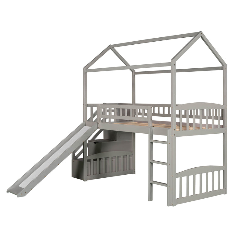 House Bed With 2 Drawers And Slide