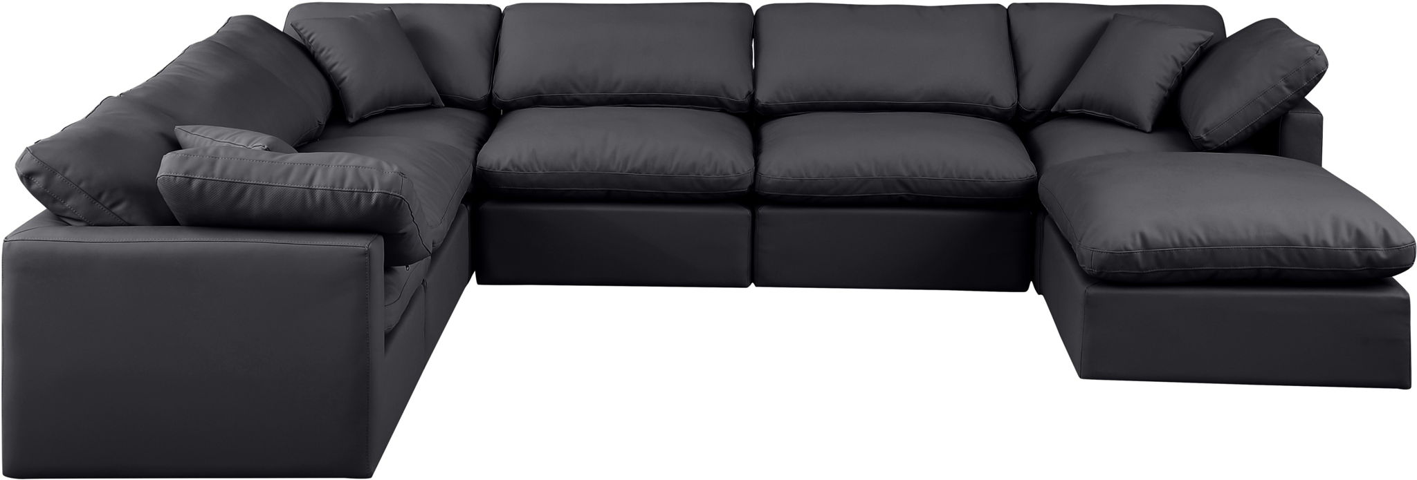 Indulge - Faux Leather 7 Piece Modular Sectional - Urban Living Furniture (Los Angeles, CA)