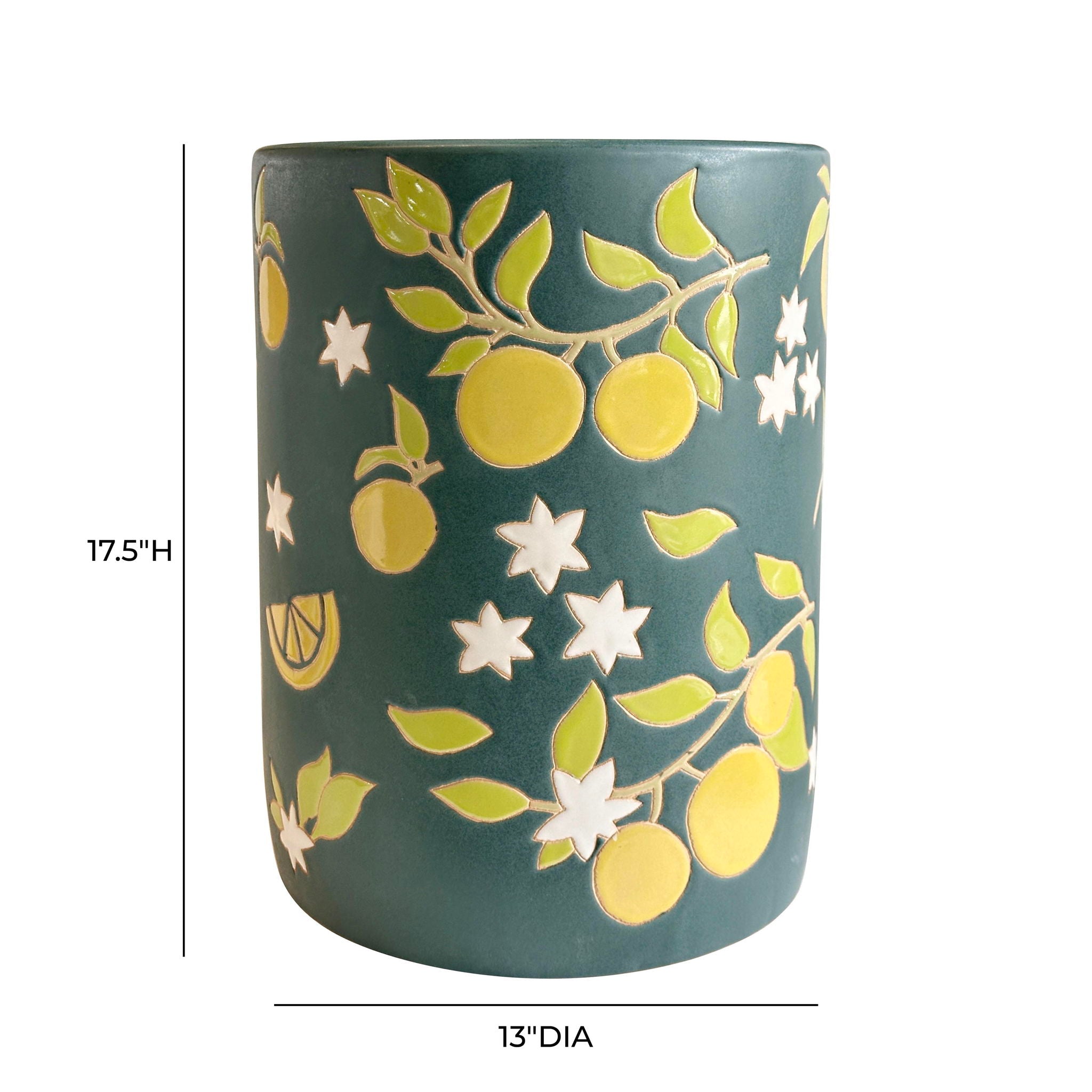 Tempest - Ceramic Table - Lemon Citrus - Urban Living Furniture (Los Angeles, CA)