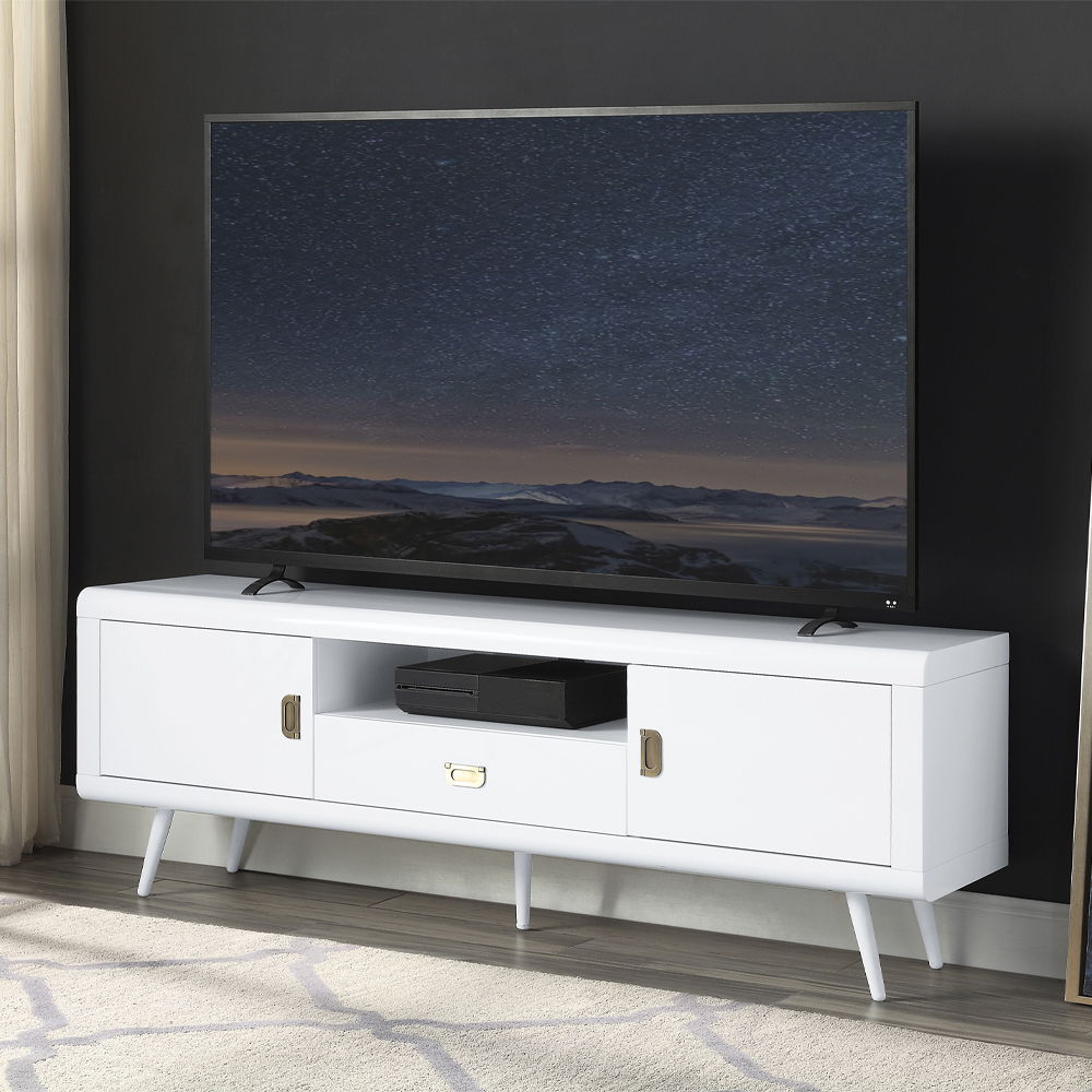 Pagan - TV Stand - White High Gloss - Urban Living Furniture (Los Angeles, CA)