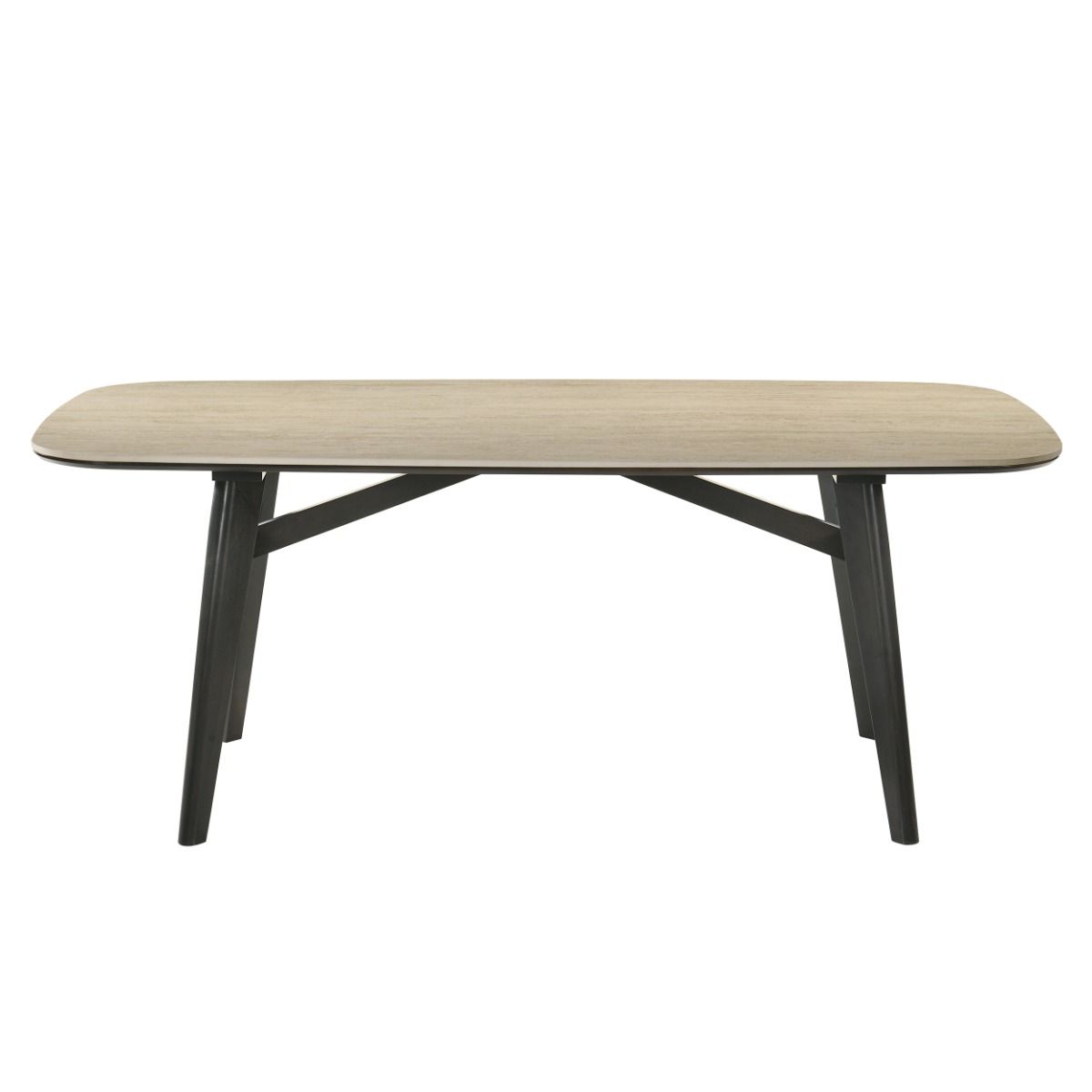 Lark - Dining Table - Travertine / Black - Urban Living Furniture (Los Angeles, CA)
