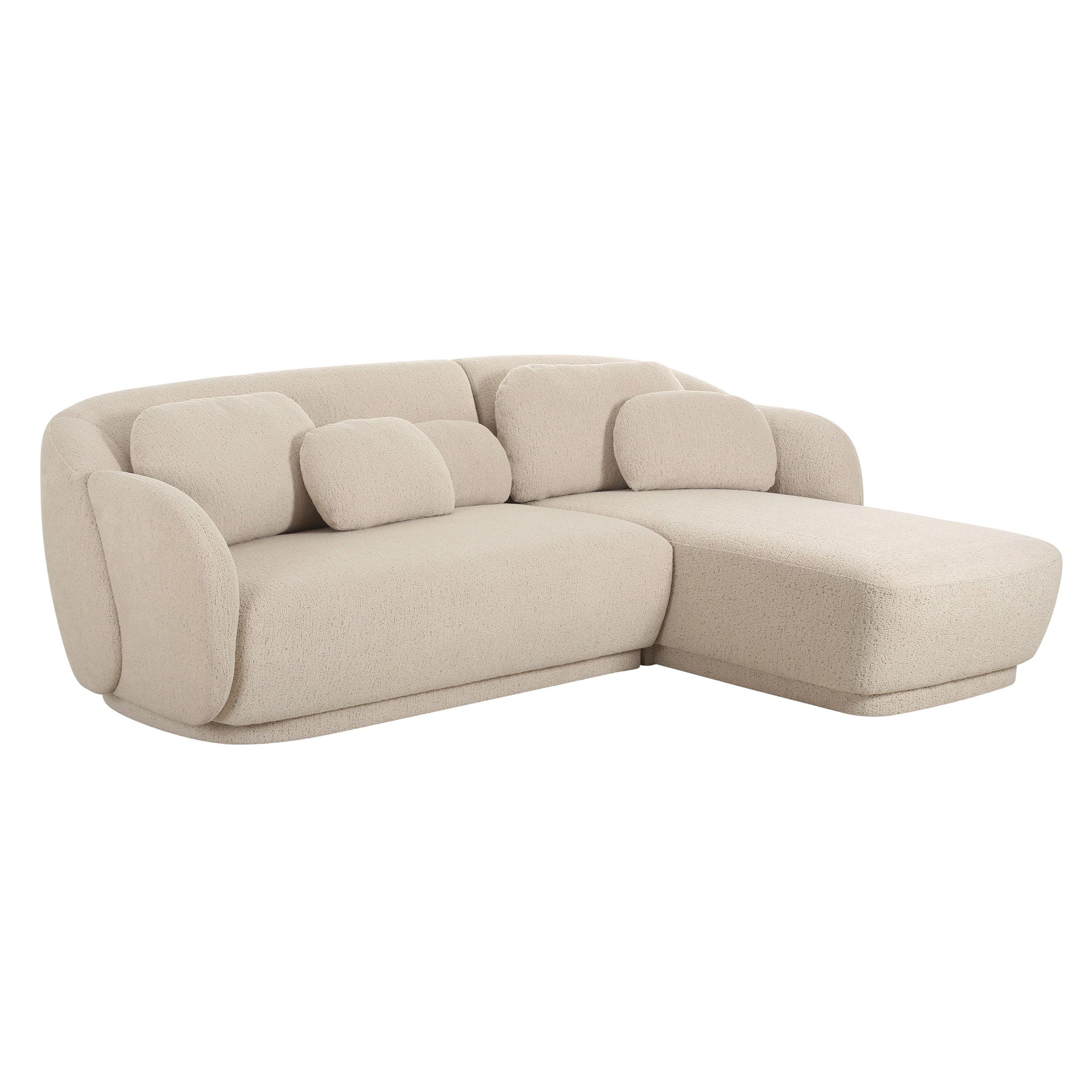 Misty - Boucle Sectional - Urban Living Furniture (Los Angeles, CA)