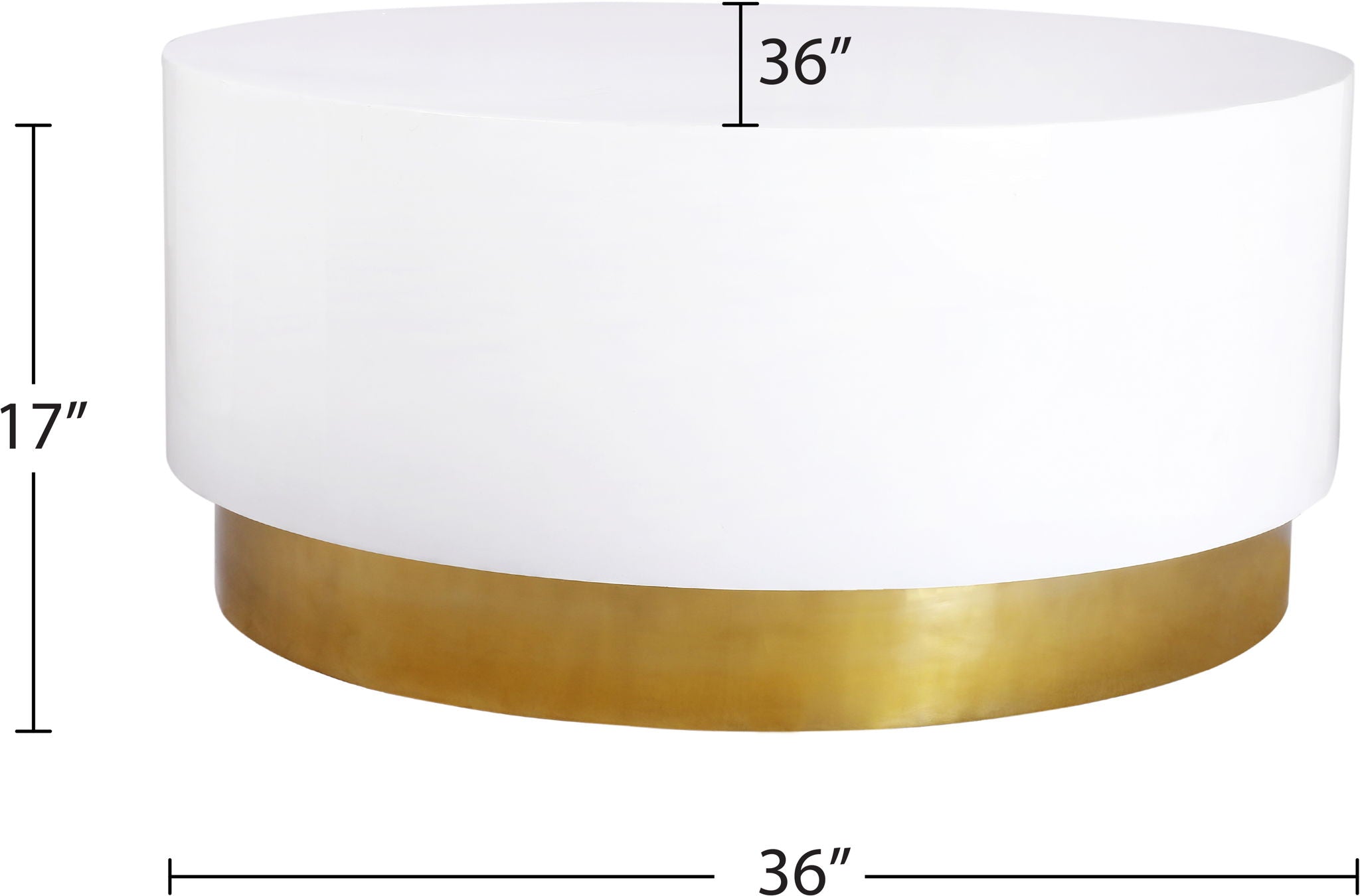 Deco - Coffee Table - White - Urban Living Furniture (Los Angeles, CA)